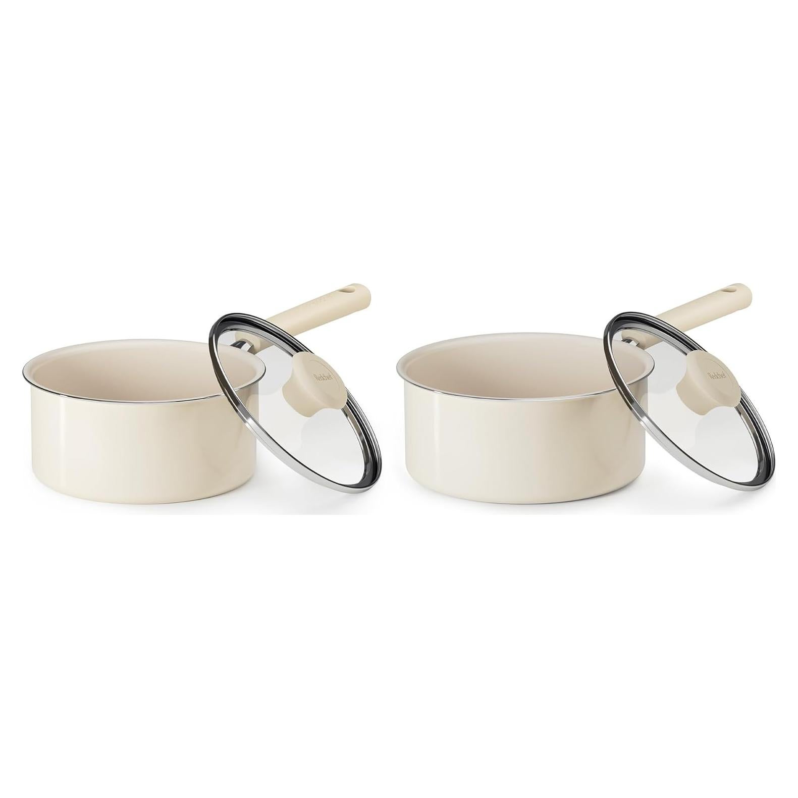 Cacerola Antiadherente de Cerámica Redchef 2.5L con Tapa