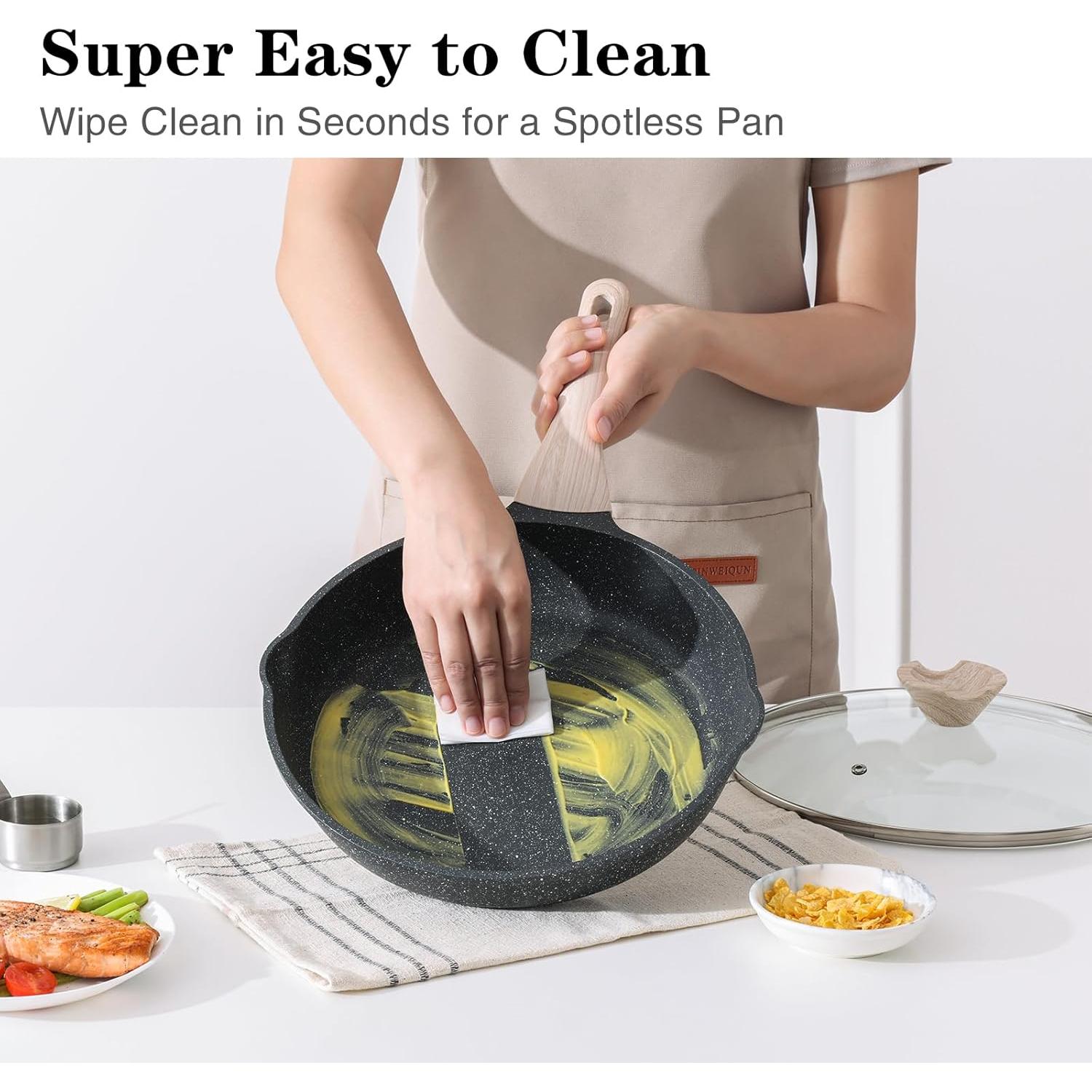 Juego de Sartenes Antiadherentes Kordisen 3 Piezas 20-28 cm