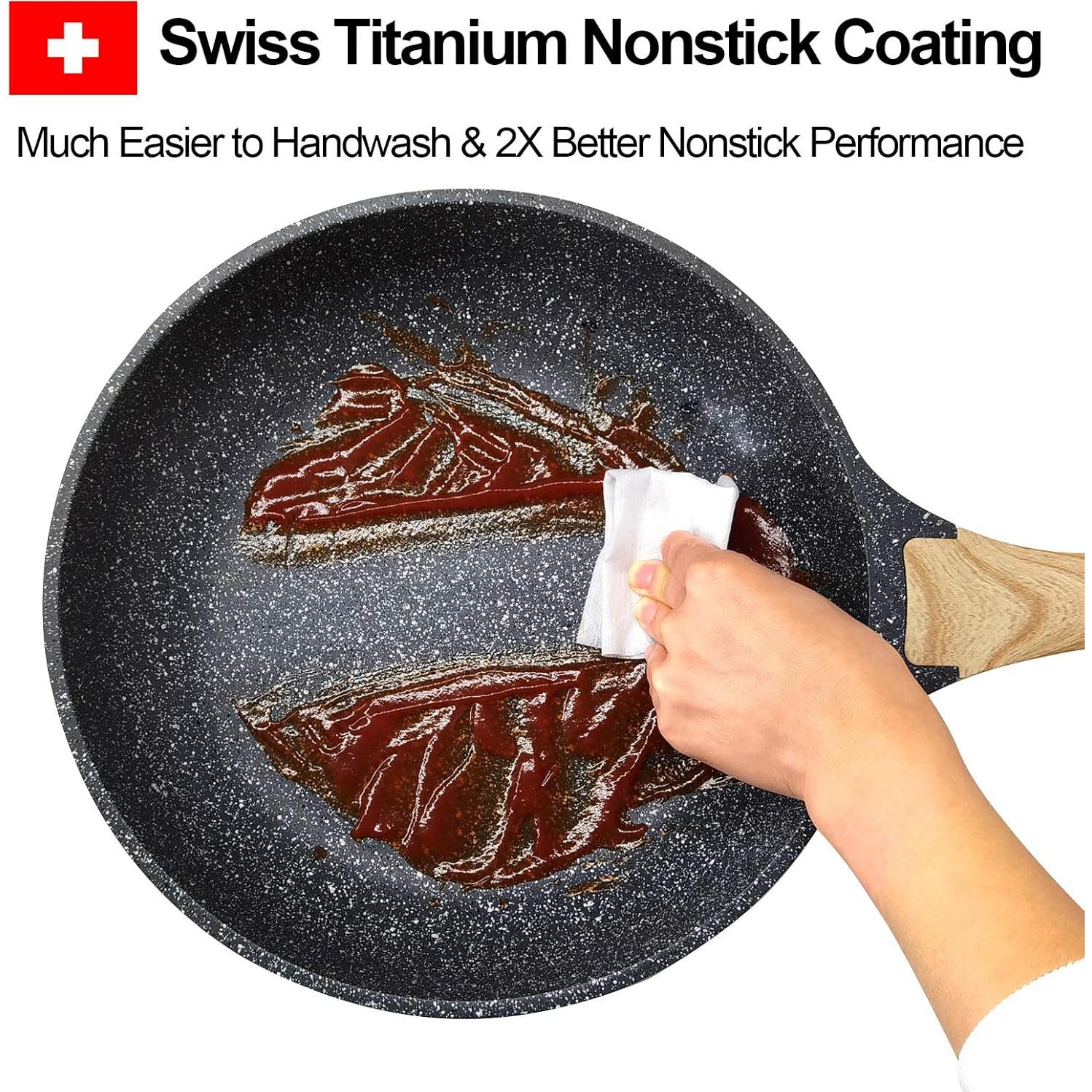 Sartén Antiadherente Motase 24.13 cm Granito Saludable