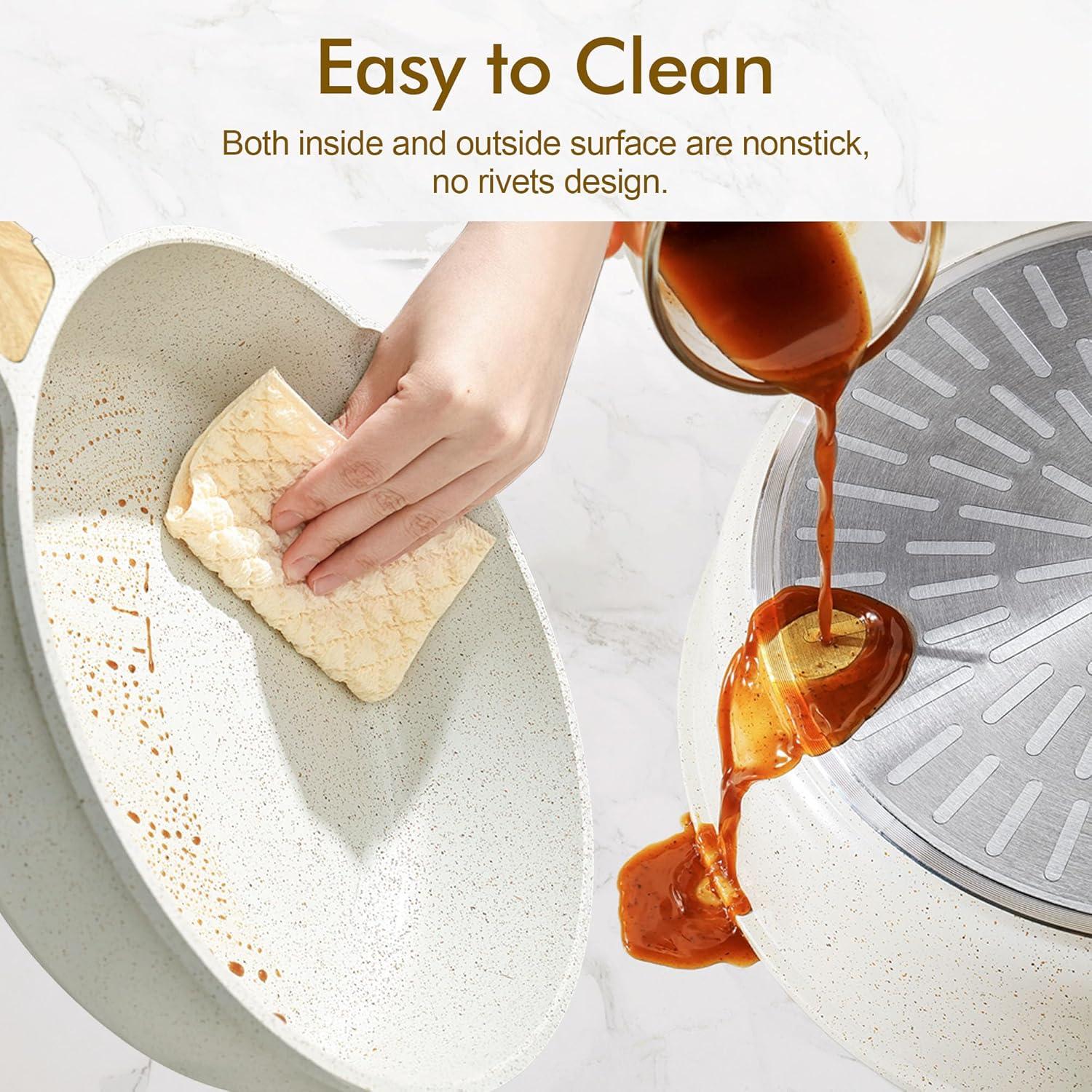 Sartén de Cerámica Antiadherente SENSARTE 25.4 cm 3.3 L