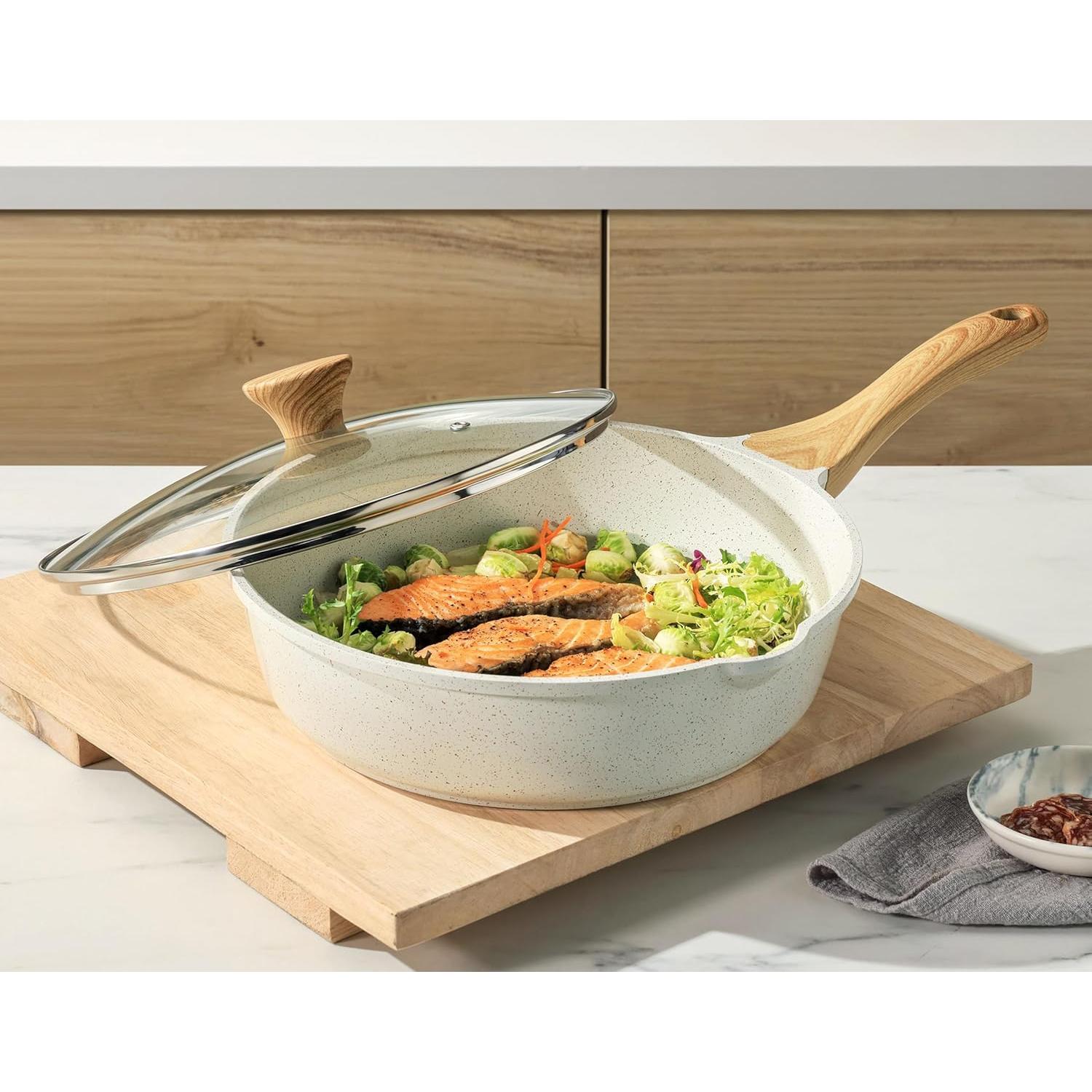 Sartén de Cerámica Antiadherente SENSARTE 25.4 cm 3.3 L