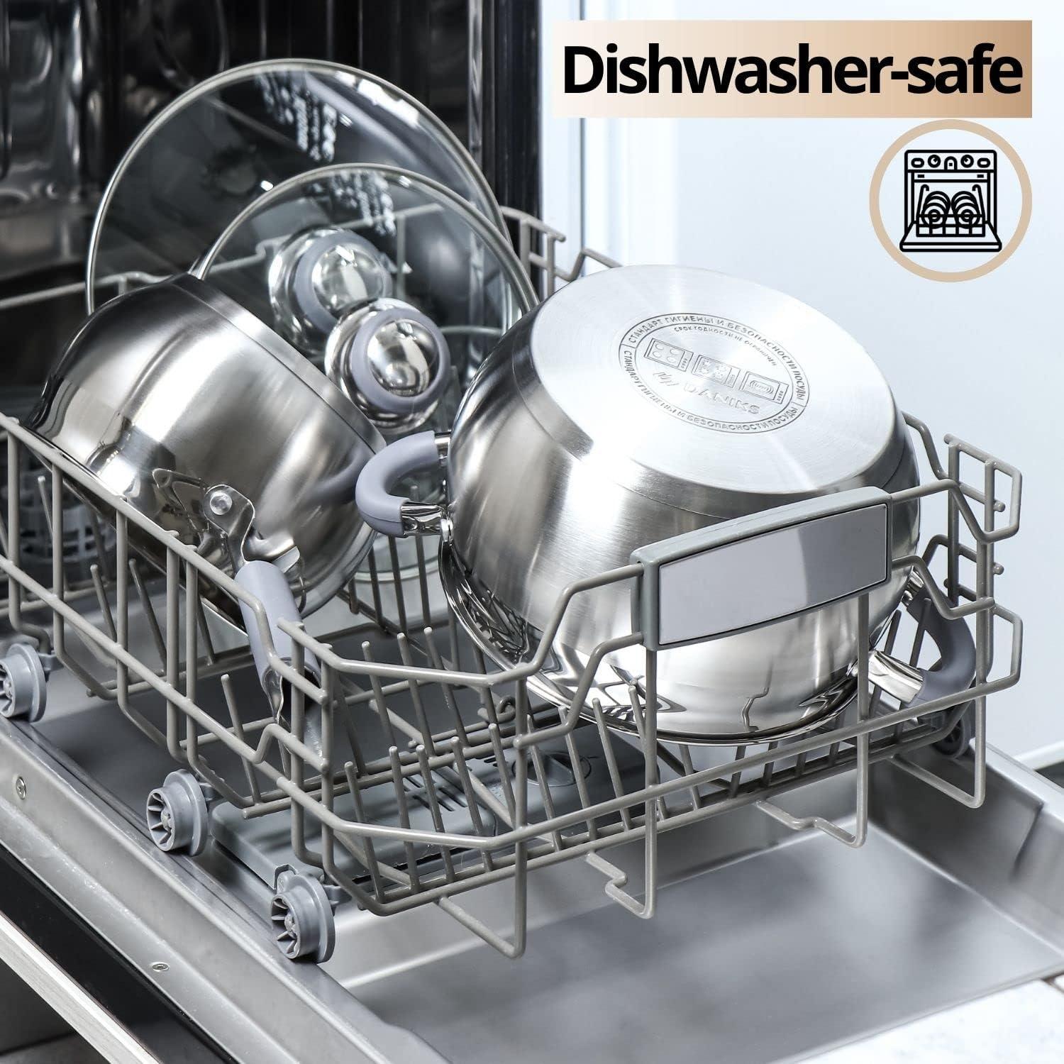 Juego de Utensilios de Cocina Daniks 10 Piezas Acero Inoxidable