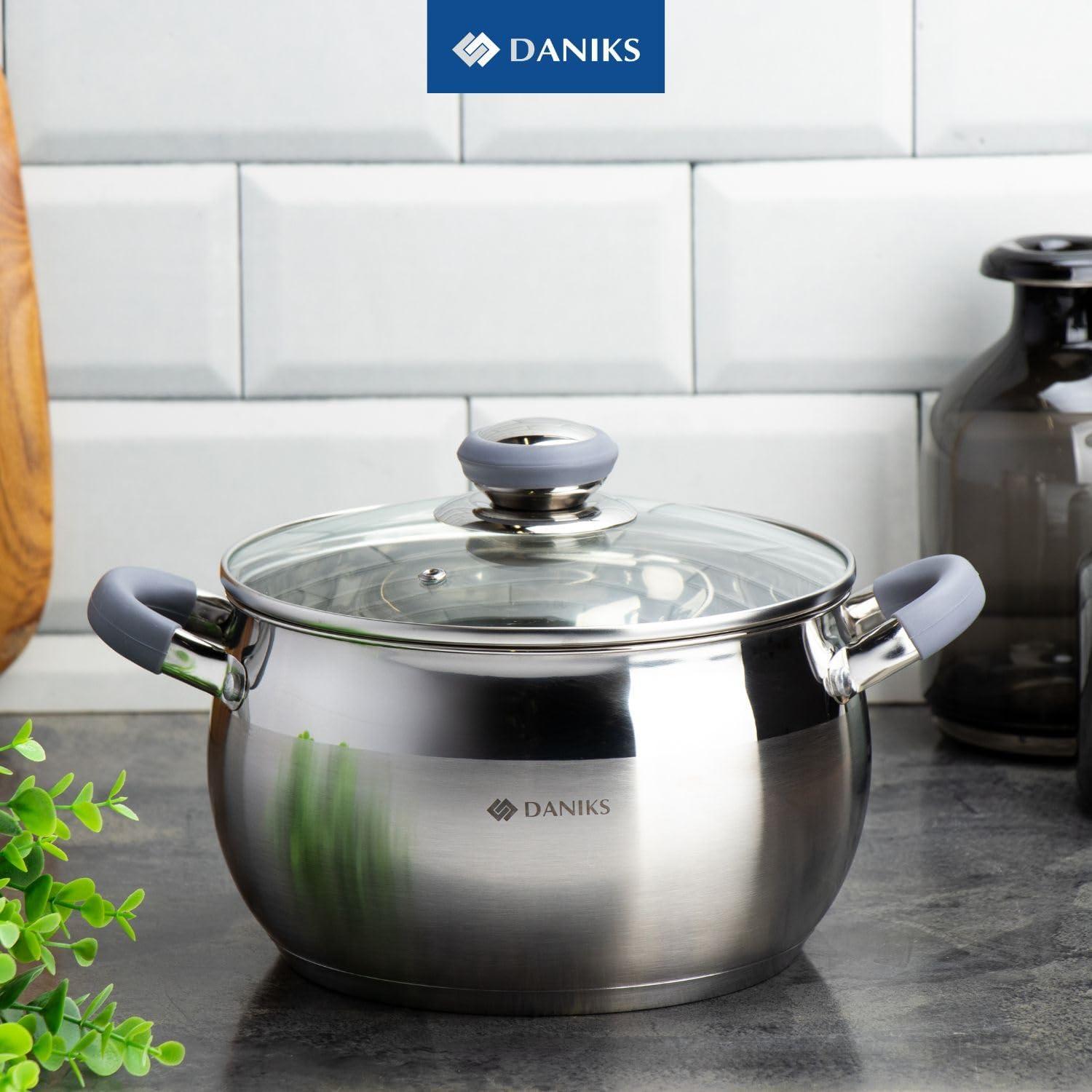 Juego de Utensilios de Cocina Daniks 10 Piezas Acero Inoxidable