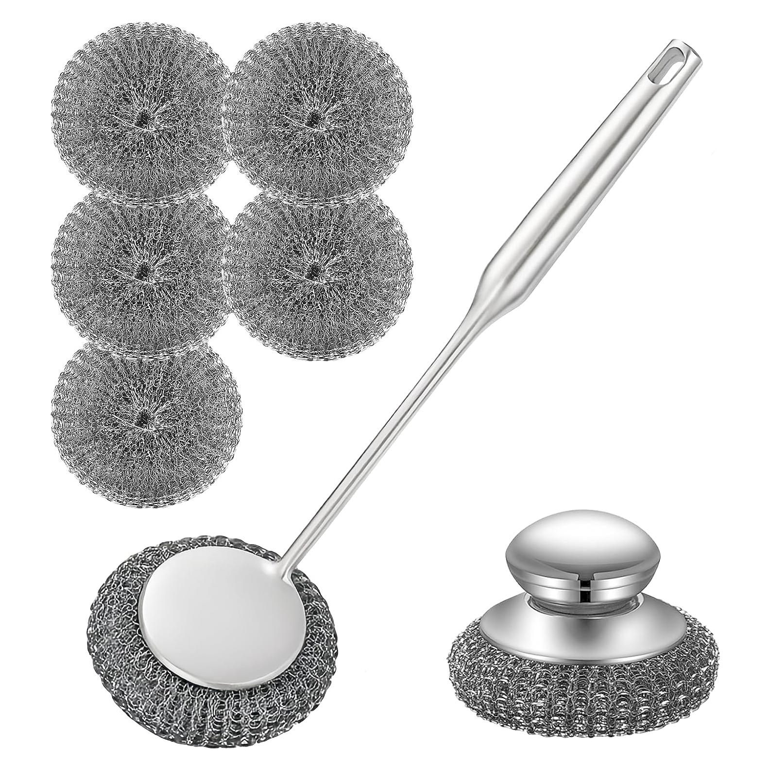 Juego de Estropajos de Acero Inoxidable DAJOOEE - 5 Almohadillas