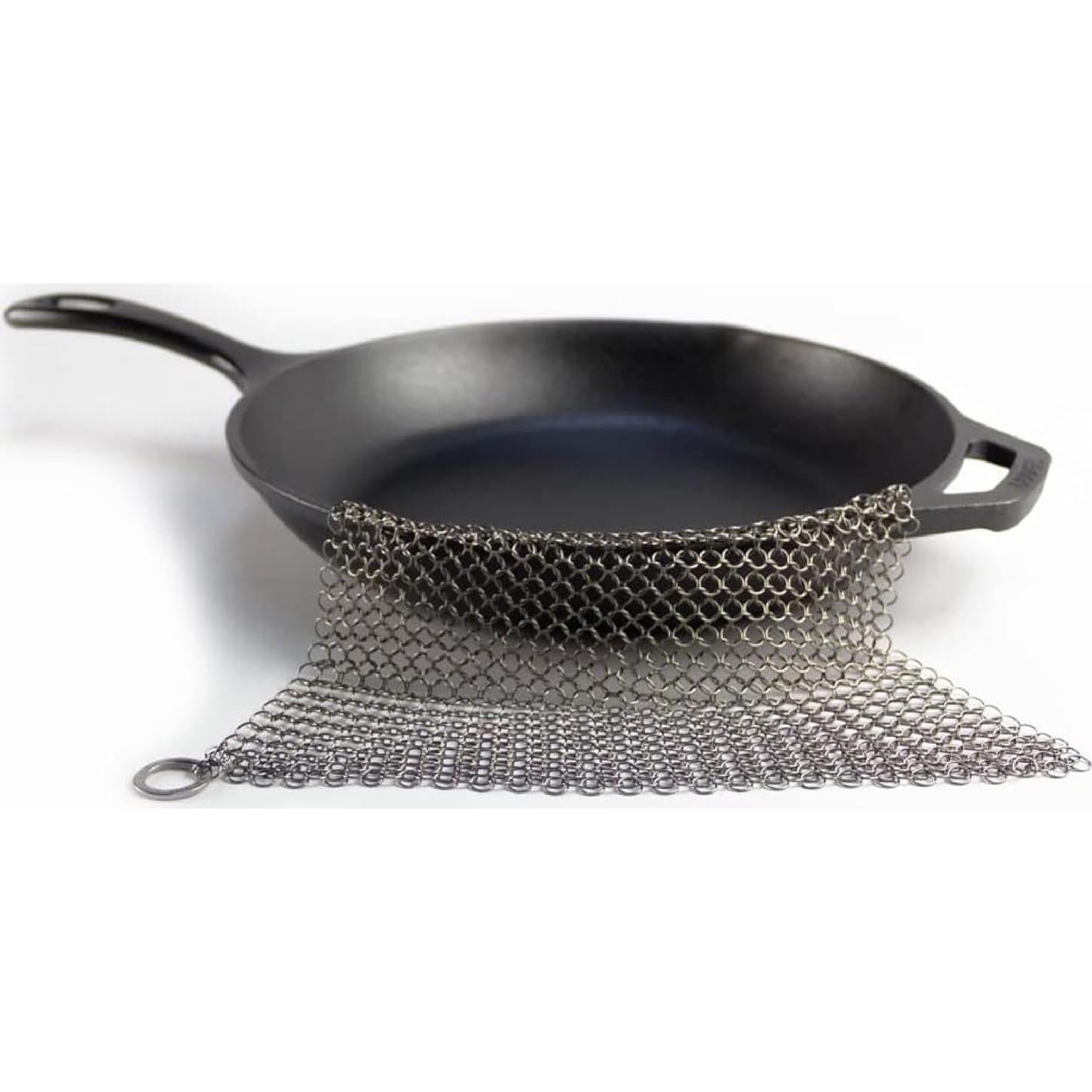 Limpiador de Hierro Fundido El Ringer 20x15 cm Acero Inoxidable