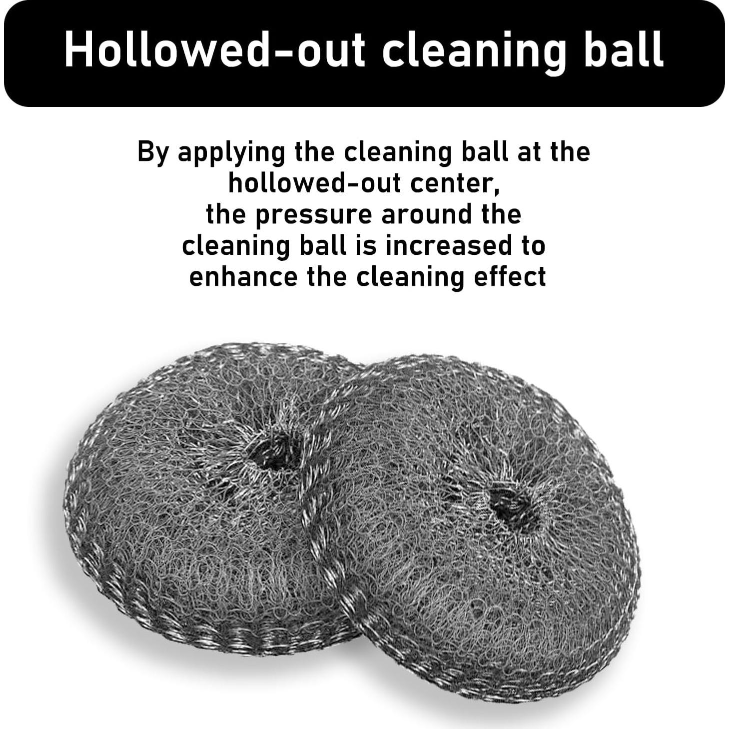 Esponja de Alambre de Acero Inoxidable ZQYSTT 9 Piezas