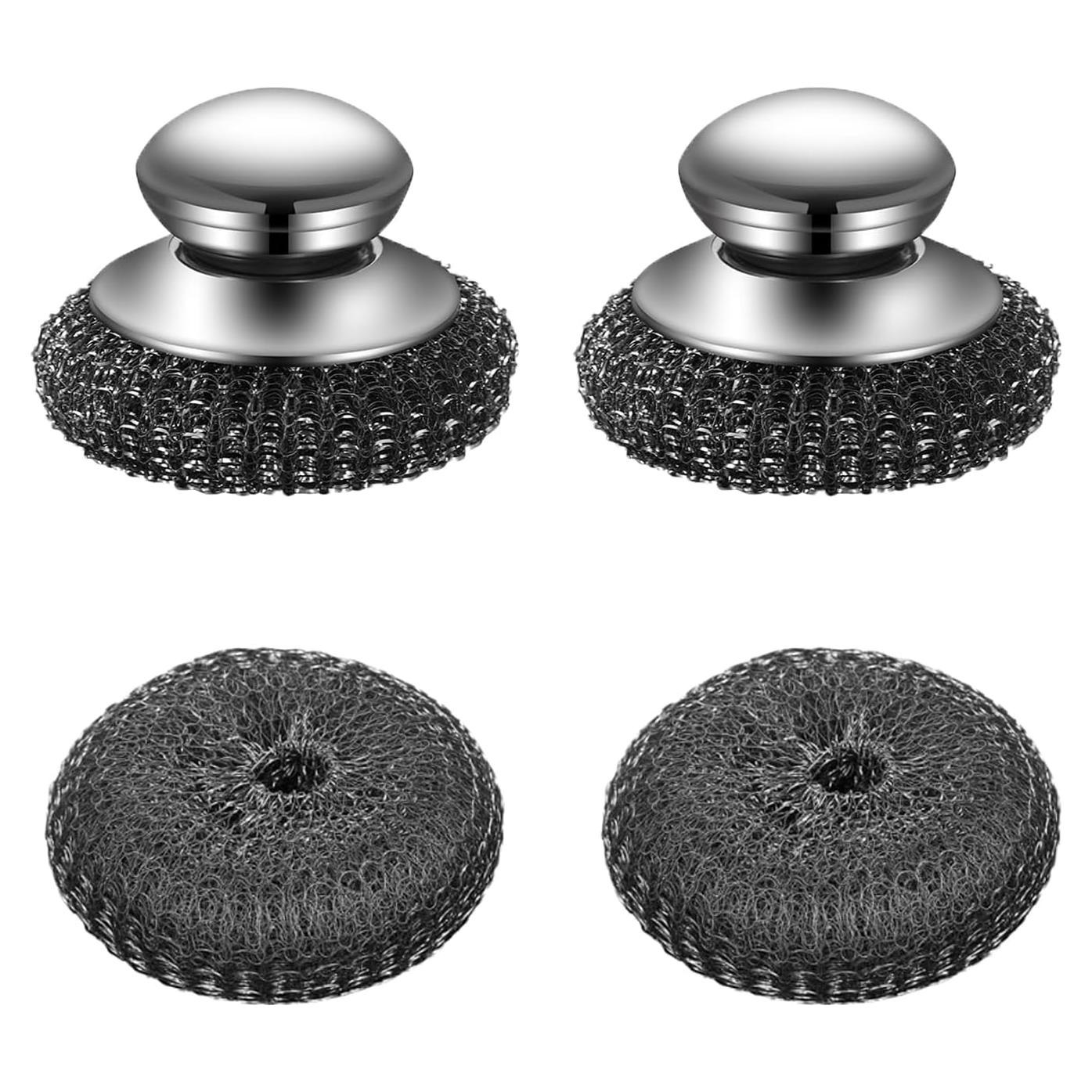 Estropajo de Acero Inoxidable HZ Yihai con Mango y Repuestos