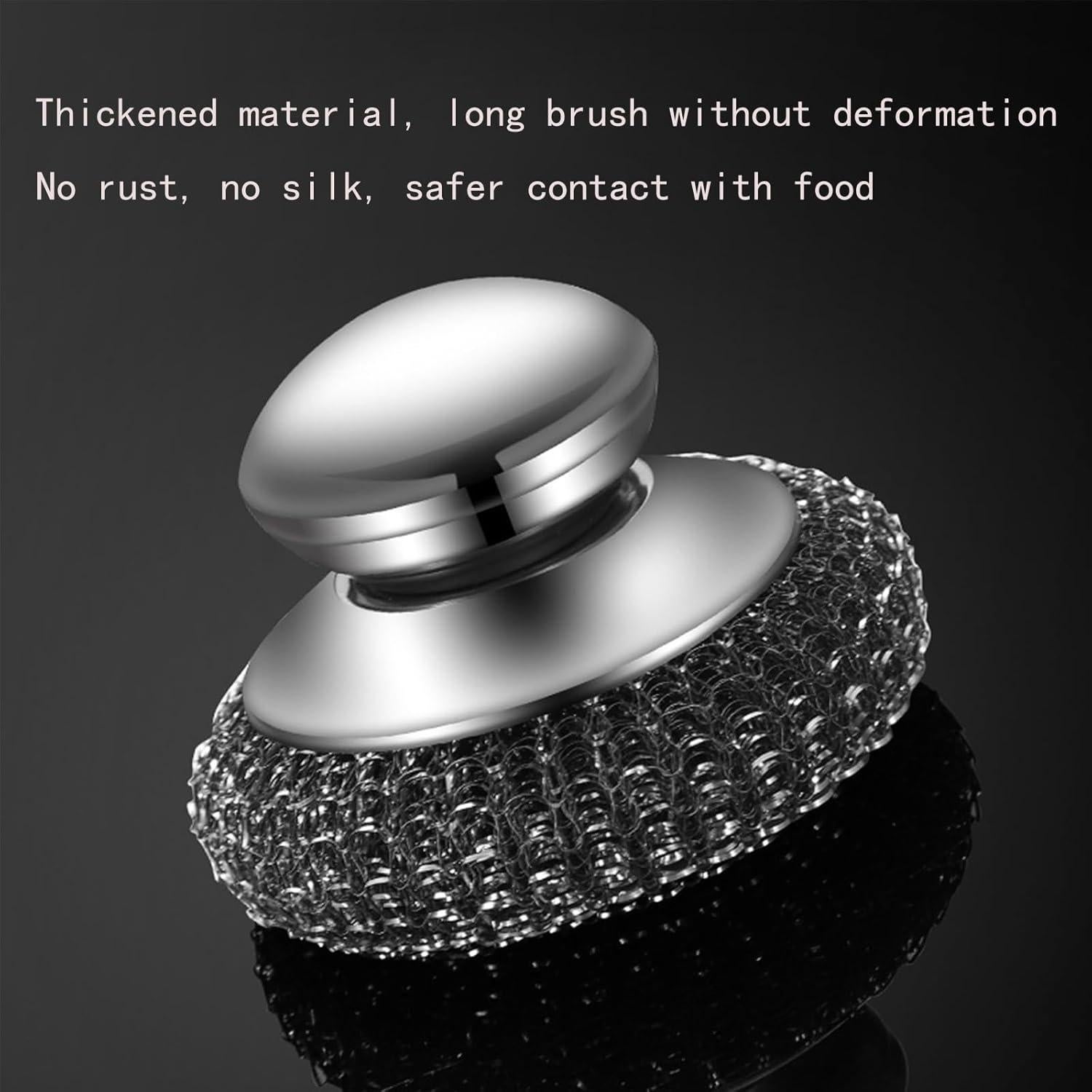 Estropajo de Acero Inoxidable HZ Yihai con Mango y Repuestos