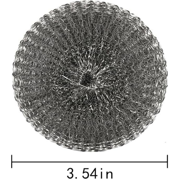 Almohadillas de limpieza EYAKEG para parrilla 9 cm acero inoxidable