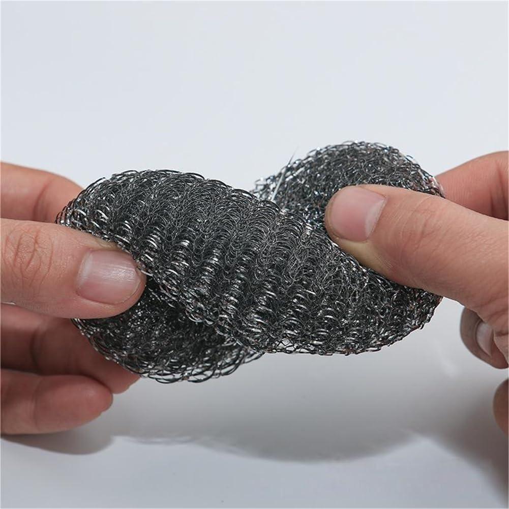 Almohadillas de limpieza EYAKEG para parrilla 9 cm acero inoxidable