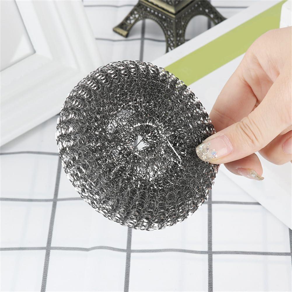 Almohadillas de limpieza EYAKEG para parrilla 9 cm acero inoxidable