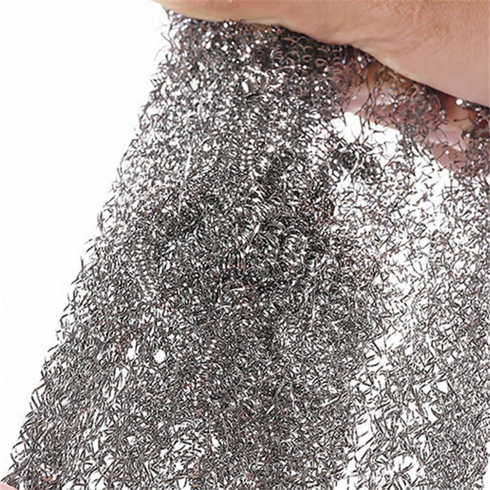 Almohadillas de limpieza EYAKEG para parrilla 9 cm acero inoxidable