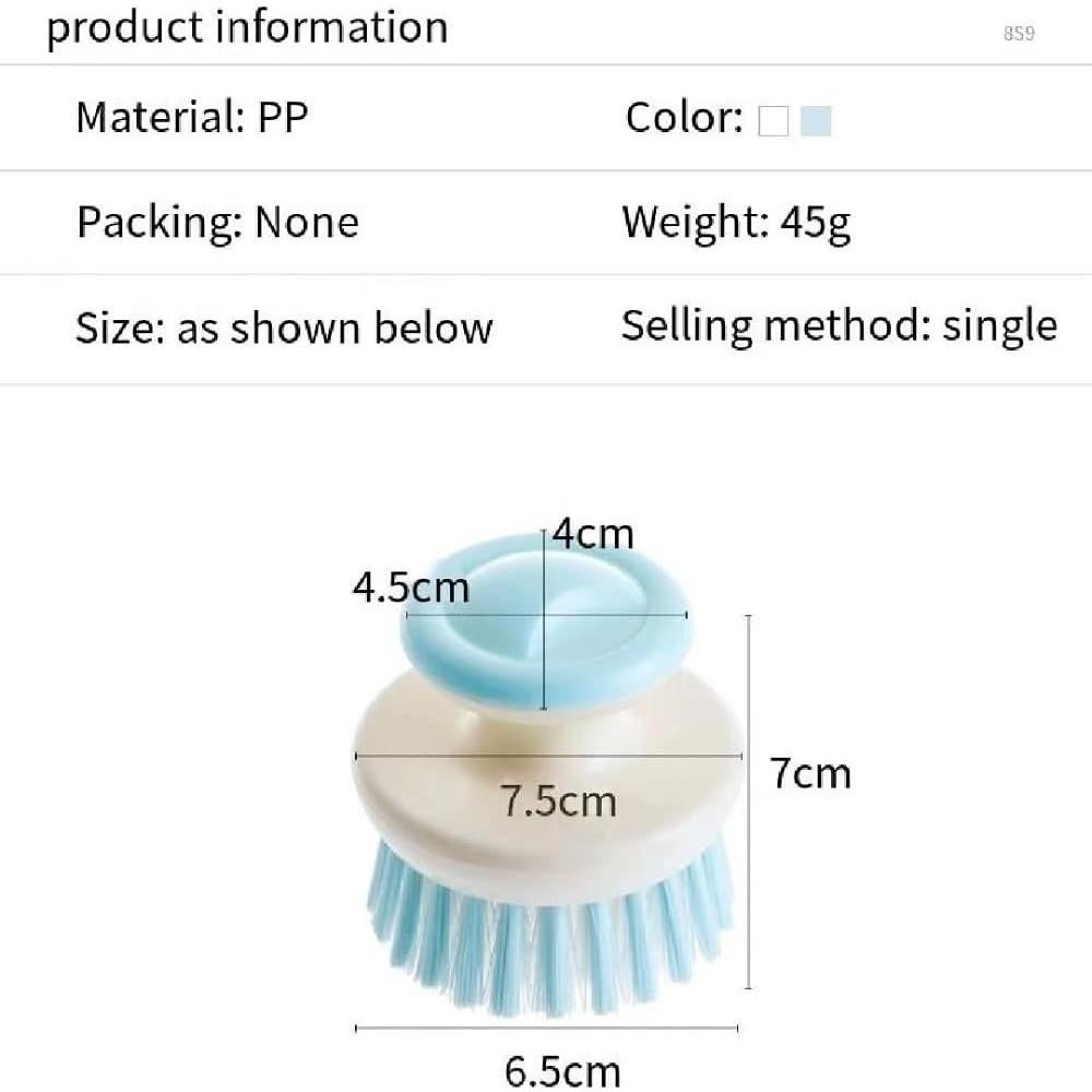 Estropajos de Acero Inoxidable JRIQH con Mango y Cepillo 3 Pcs