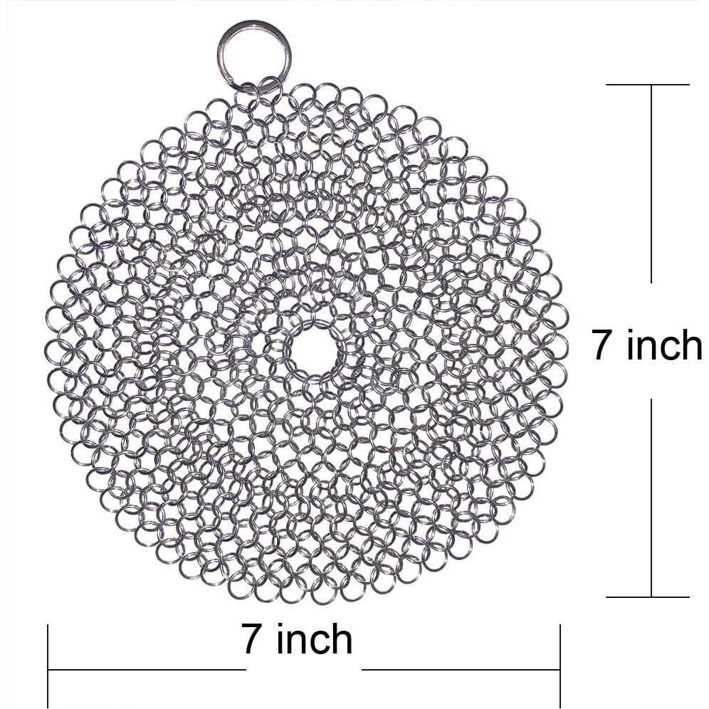 Limpiador de Hierro Fundido DAPU 7 Pulgadas Acero Inoxidable