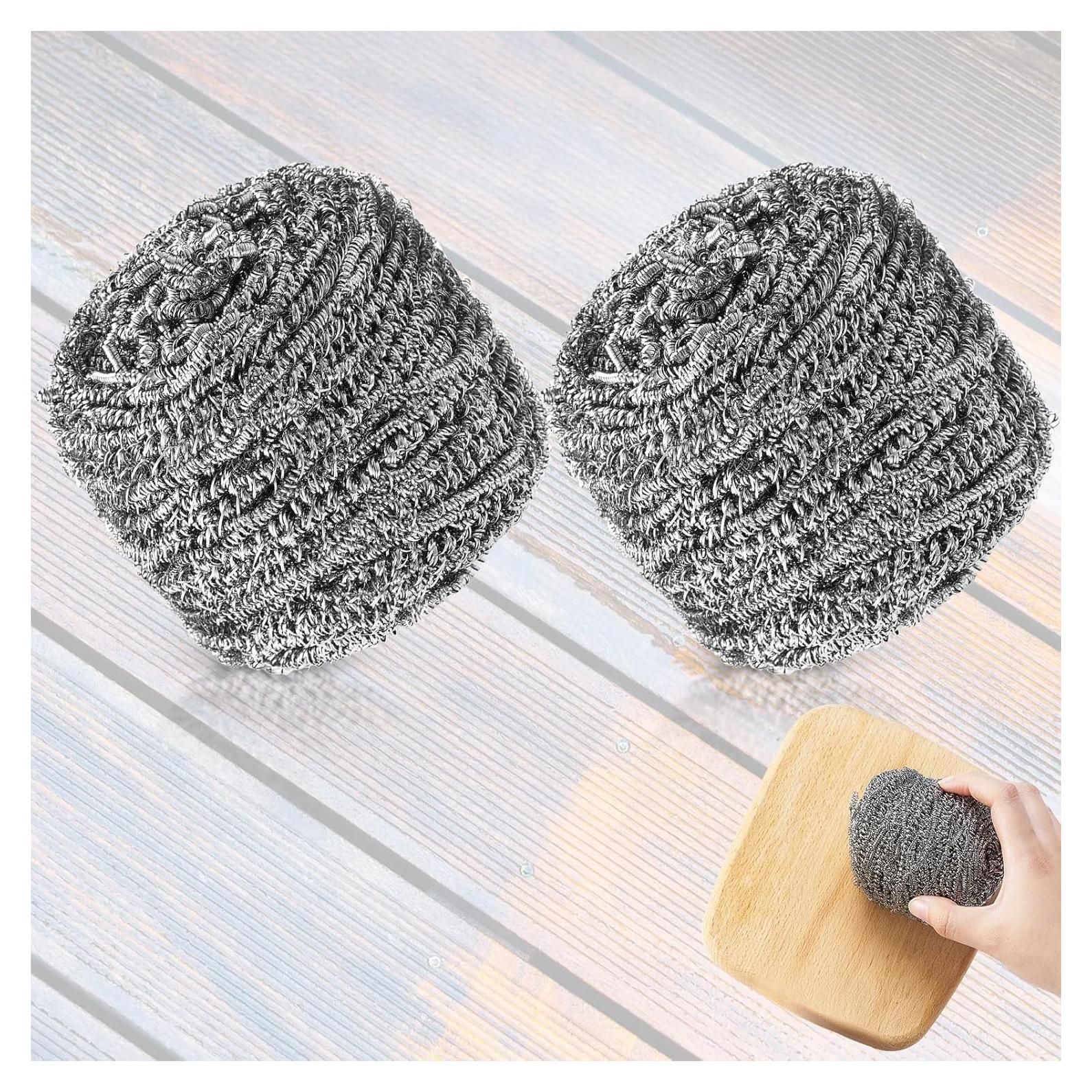Estropajo de Acero Inoxidable para Teak - 2 Pcs Teenyyou