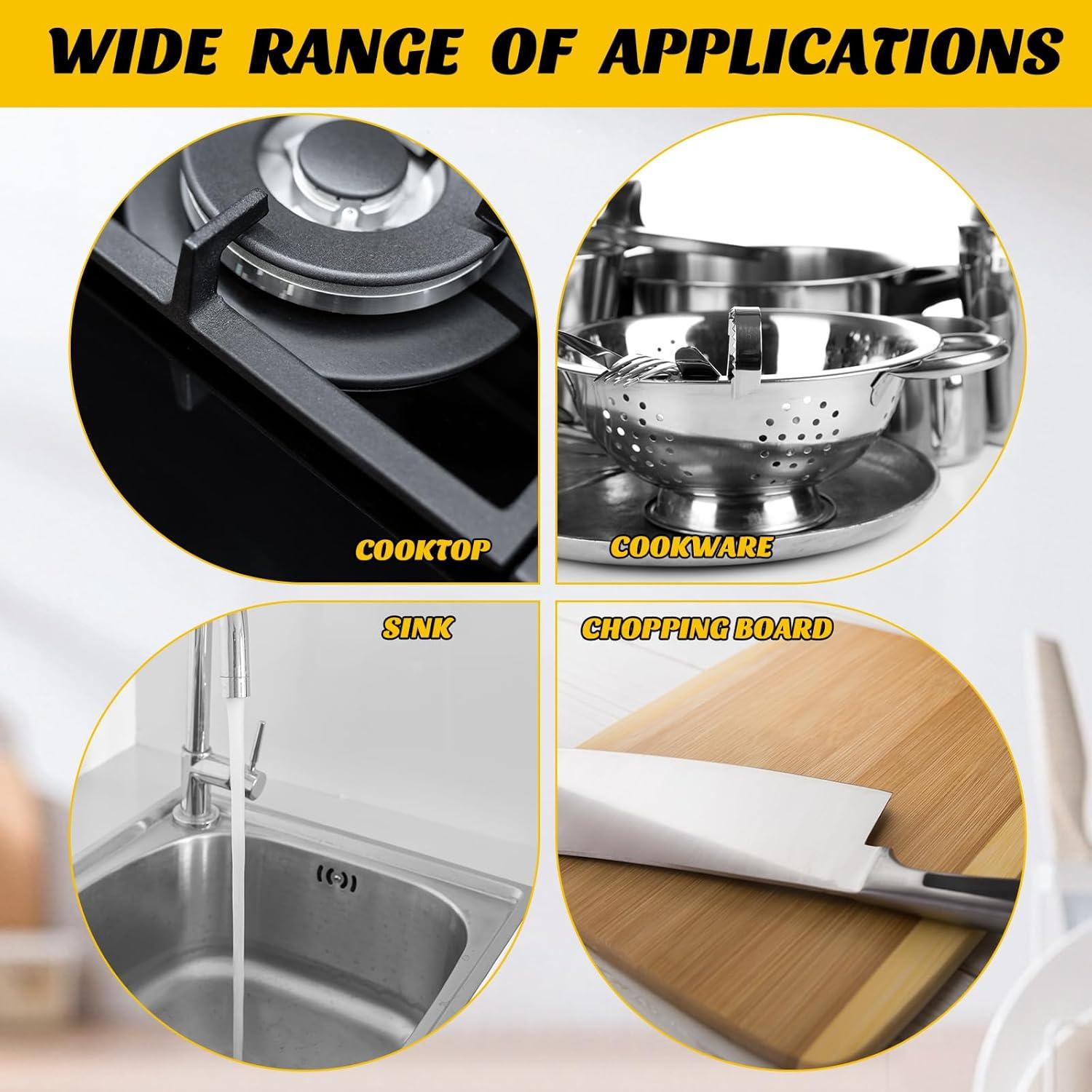 Estropajo de Acero Inoxidable para Teak - 2 Pcs Teenyyou