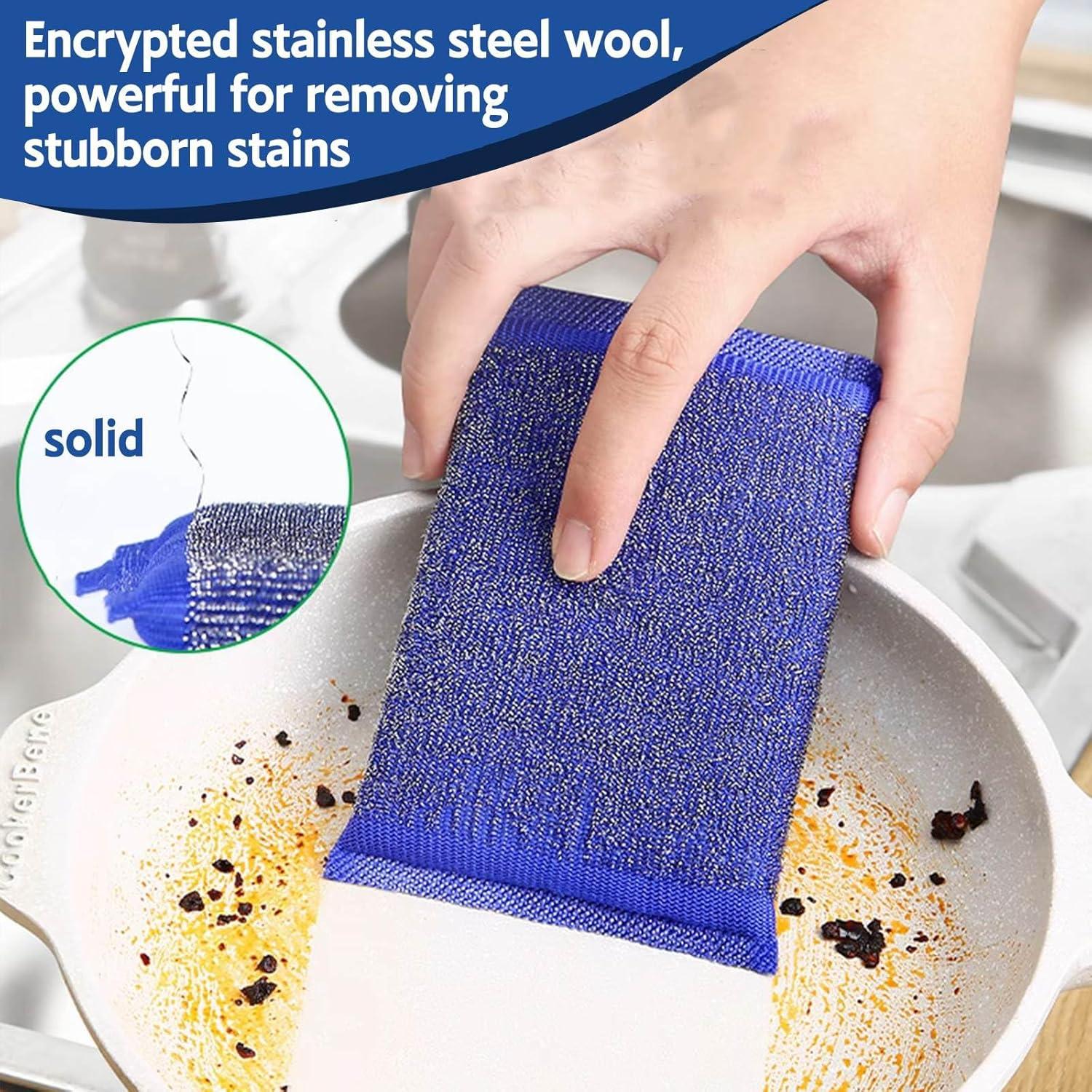 Esponjas de Cocina Bysbczx LFY2025 Alta Resistencia 6 Pzas