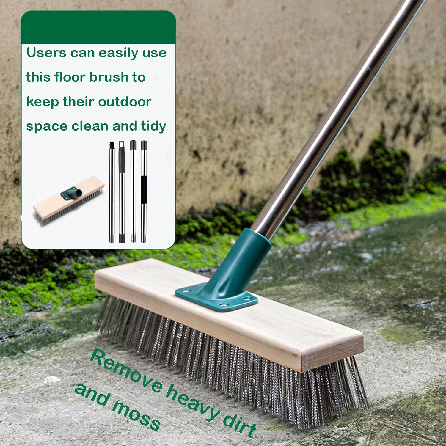 Cepillo de Alambre de Acero Inoxidable BSMstone con Mango Largo