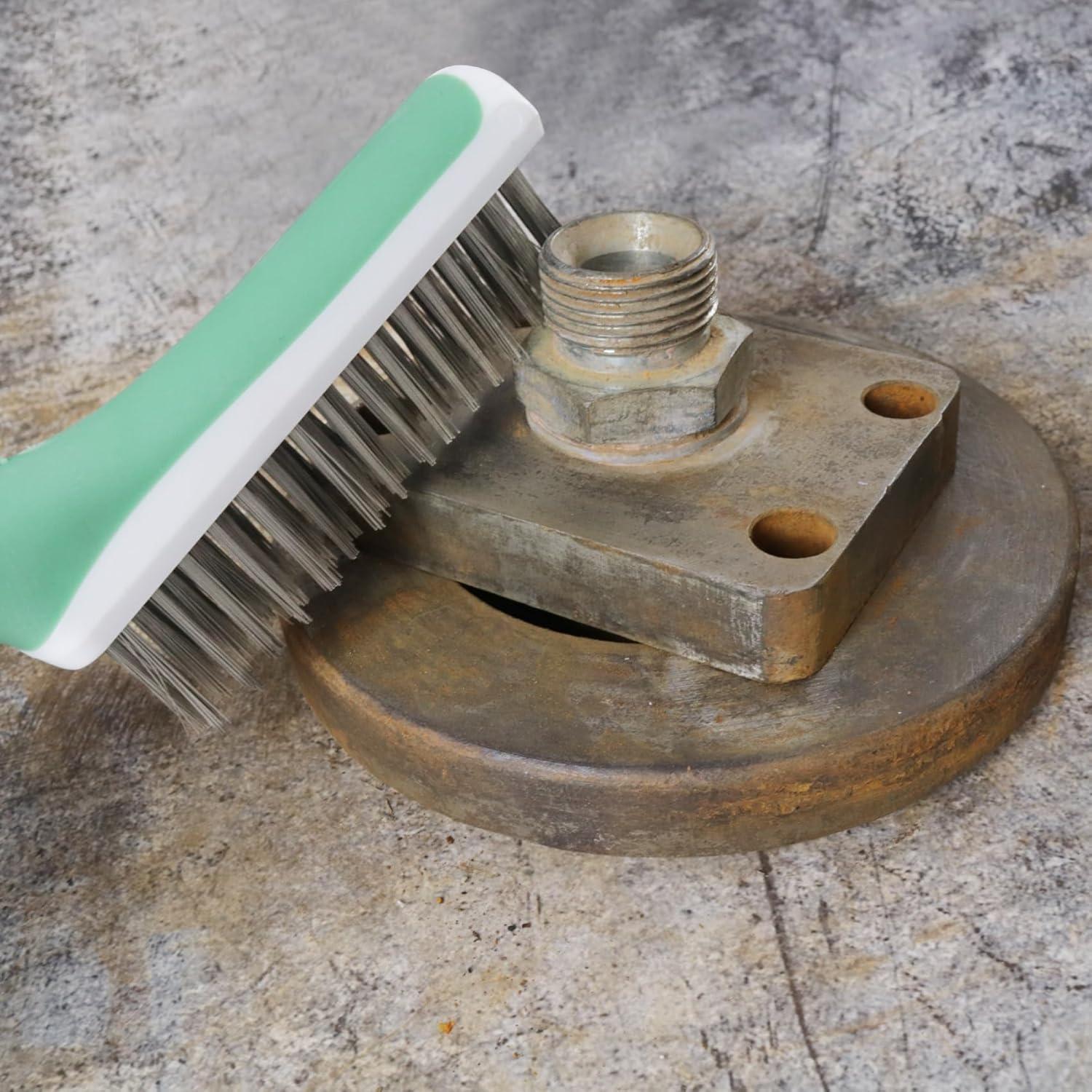 Cepillo de Alambre SANJIAN 2 Pcs Acero Inoxidable 27.94 cm