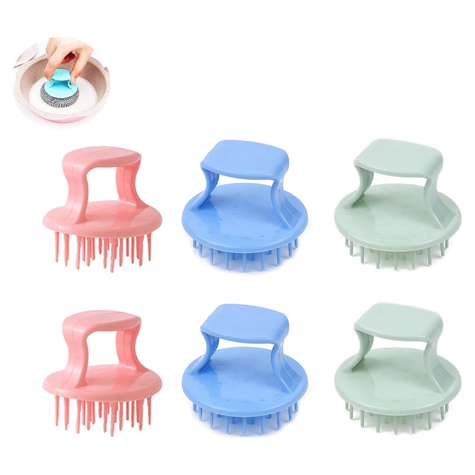 Paquete de 6 Mangos de Cepillo de Limpieza NentMent - Plástico Duradero