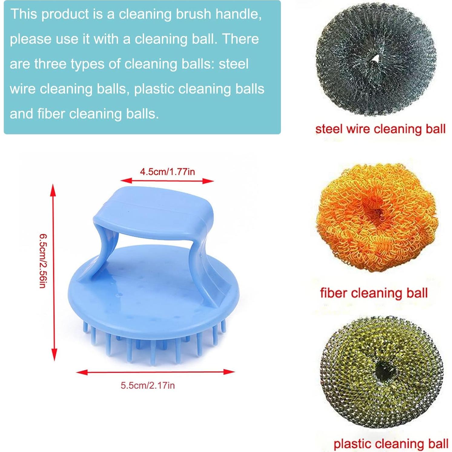 Paquete de 6 Mangos de Cepillo de Limpieza NentMent - Plástico Duradero