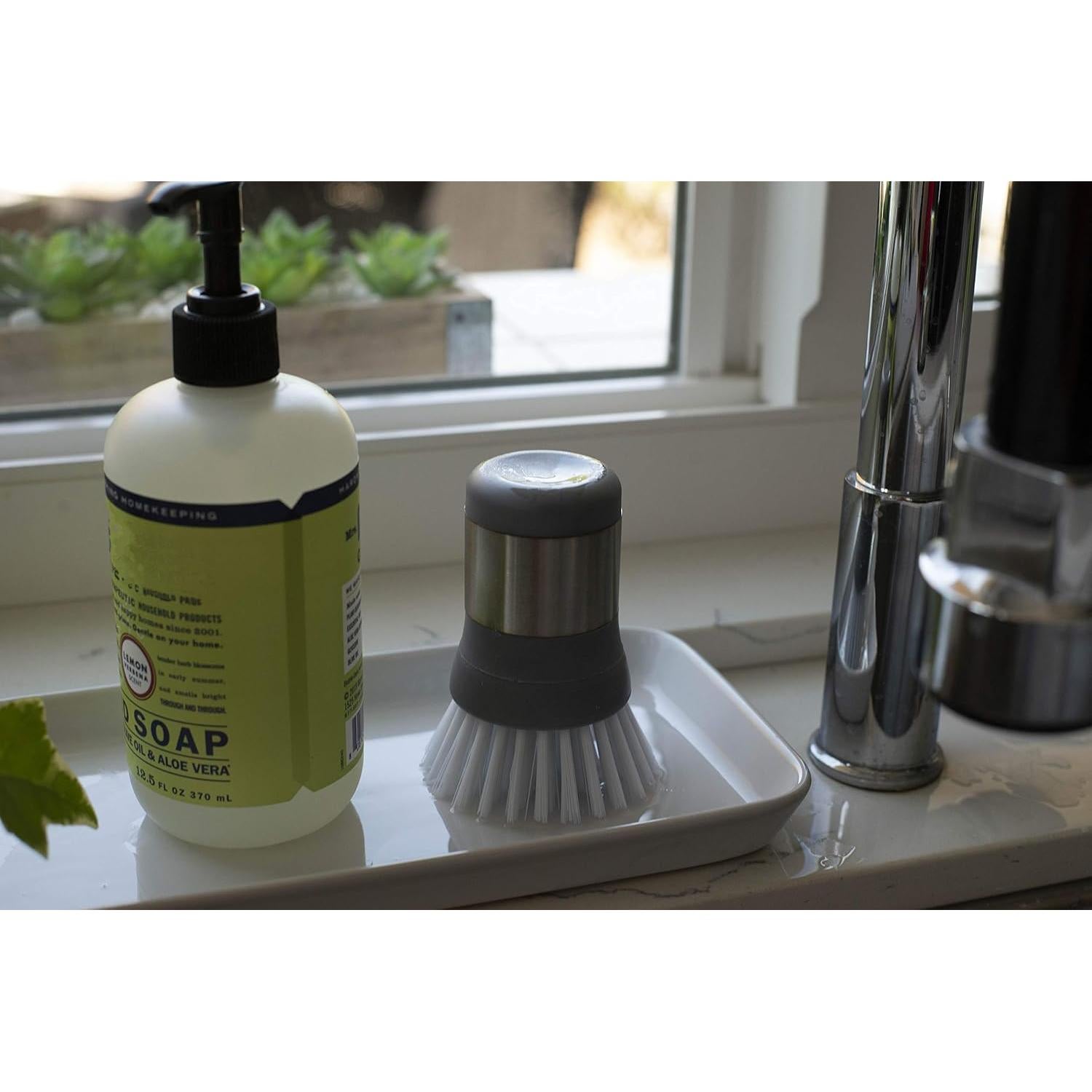 Cepillo de limpieza mini Evriholder de acero inoxidable 10 cm