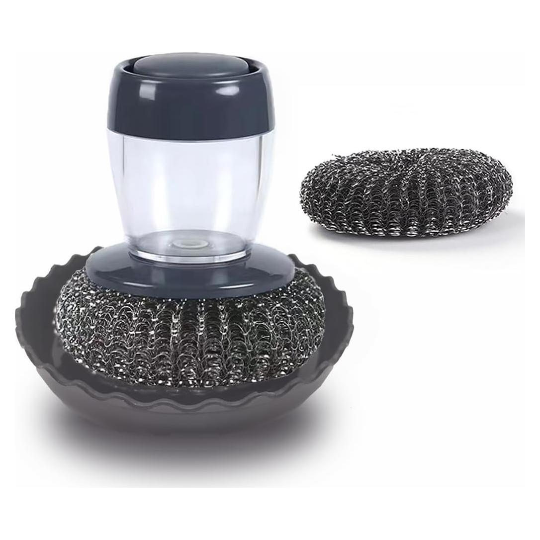 Cepillo de Acero Inoxidable con Dispensador de Jabón Mantianstar