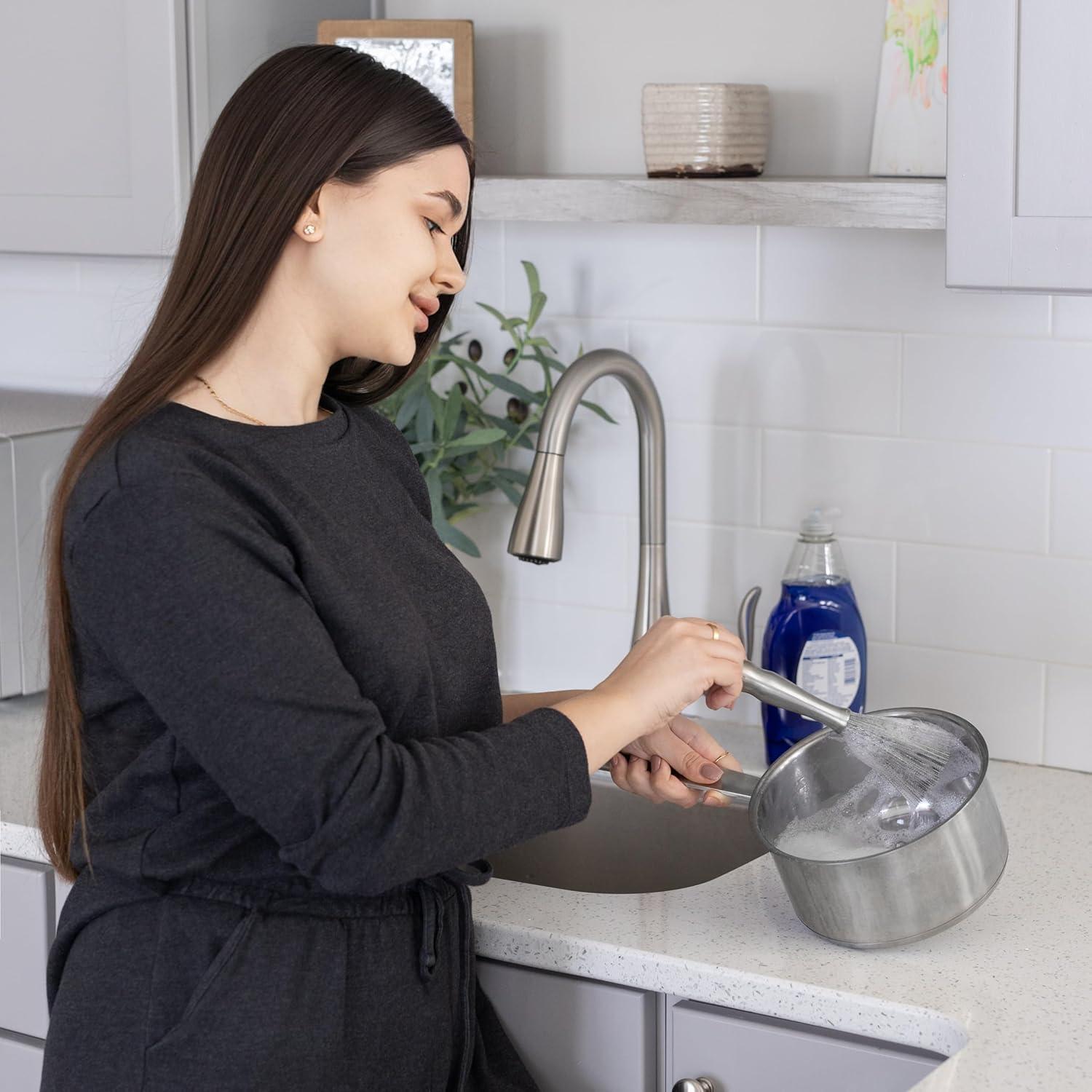 Cepillo de Cocina Fox Run Acero Inoxidable 26 cm para Platos y Vasos