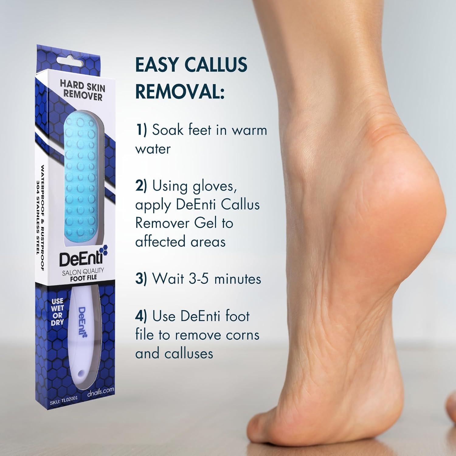 Lima para Pies DeEnti de Acero Inoxidable Profesional 28cm