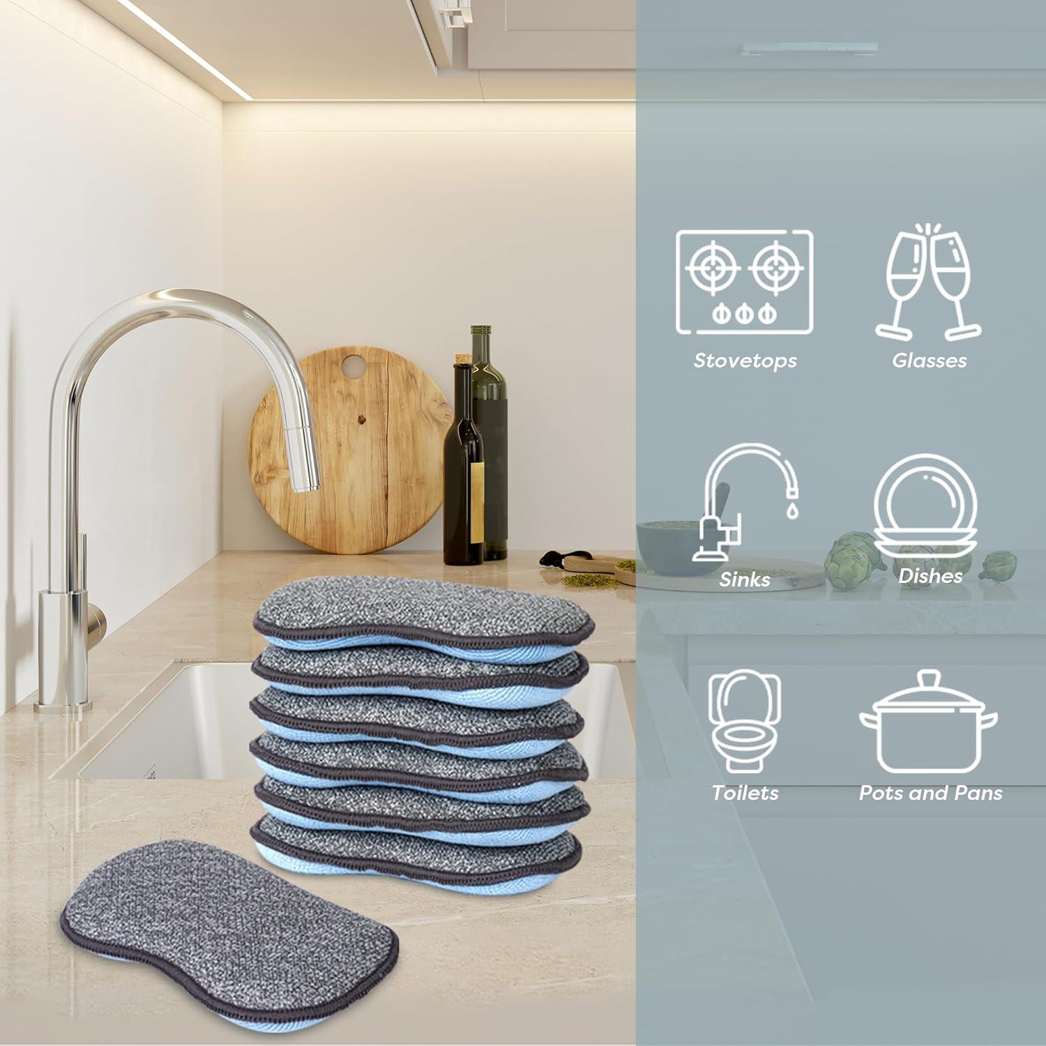 Esponjas Multiusos Scrub-It - Paquete de 6 Pequeñas 15.5cm