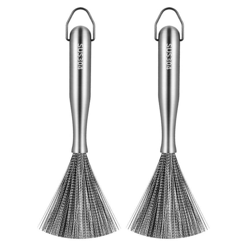 Cepillos de Acero Inoxidable 304 CloudMades - 2 Piezas para Cocina