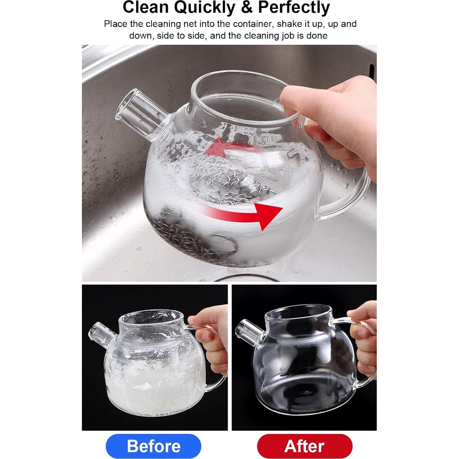 Limpiador de Malla de Cadena SUJAYU para Sartenes Hierro Fundido