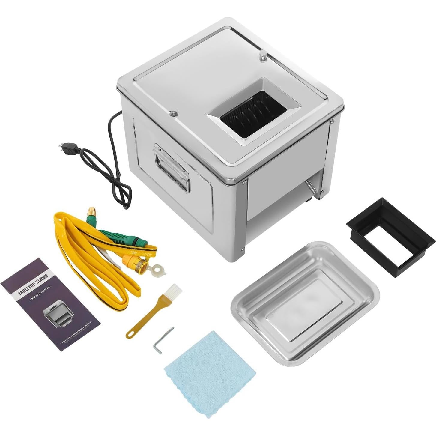 Cortadora de Carne Eléctrica LIANDU-US 850W 150 kg/h 15mm