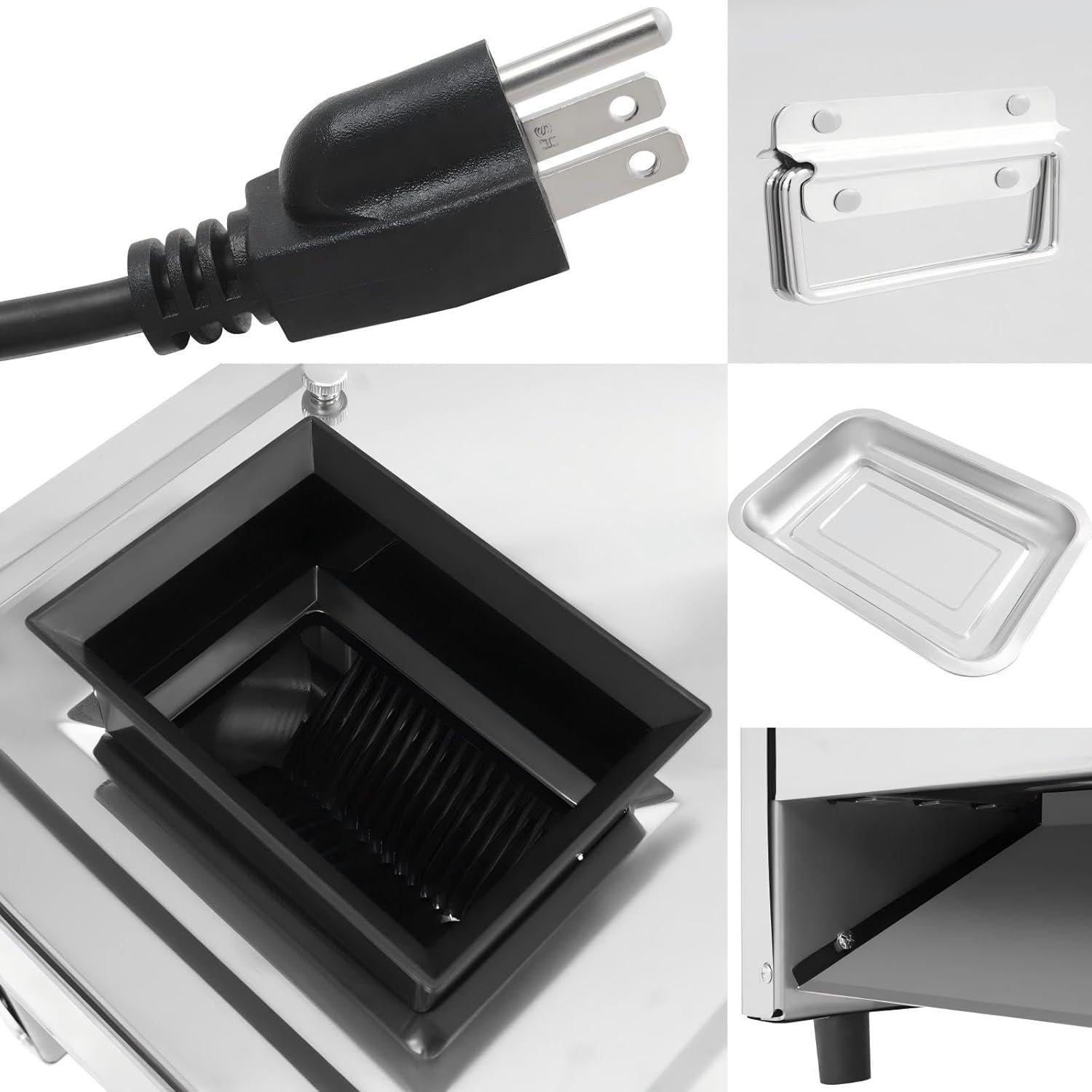 Cortadora de Carne Eléctrica LIANDU-US 850W 150 kg/h 15mm