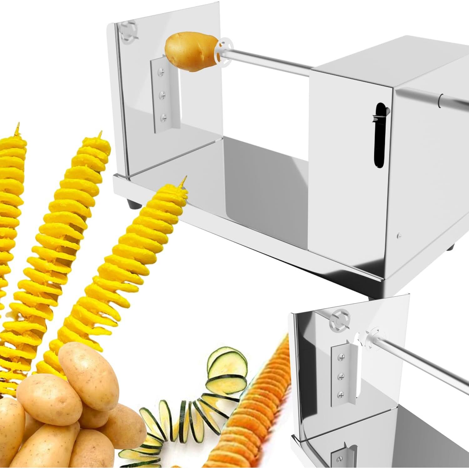 Cortador de Patatas en Espiral ANYDOCANMOOT Acero Inoxidable 25.4cm