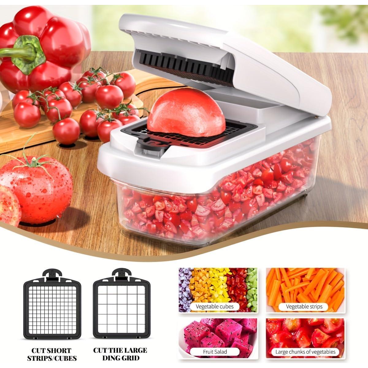 Picador de Verduras 15-en-1 Genérico con Cuchillas de Acero Inoxidable