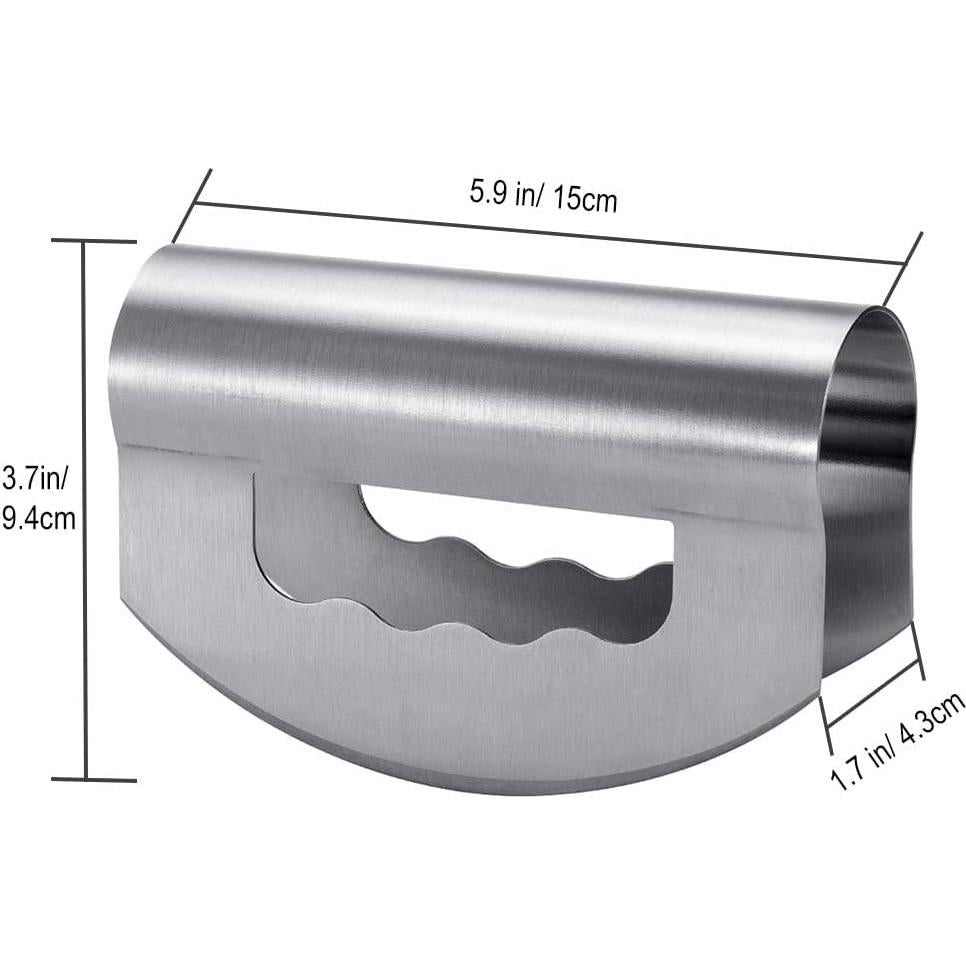 Cortador de Ensalada Doble Hoja Boyan Acero Inoxidable 15x9.4 cm