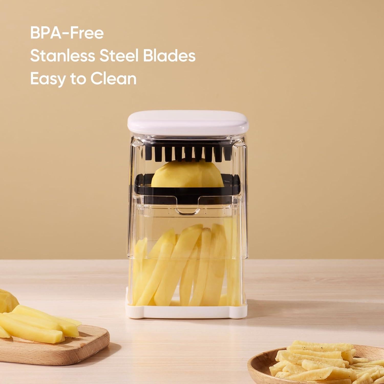 Cortador de Papas Fritas CAROTE 2 en 1 Picadora Manual 0.61 kg