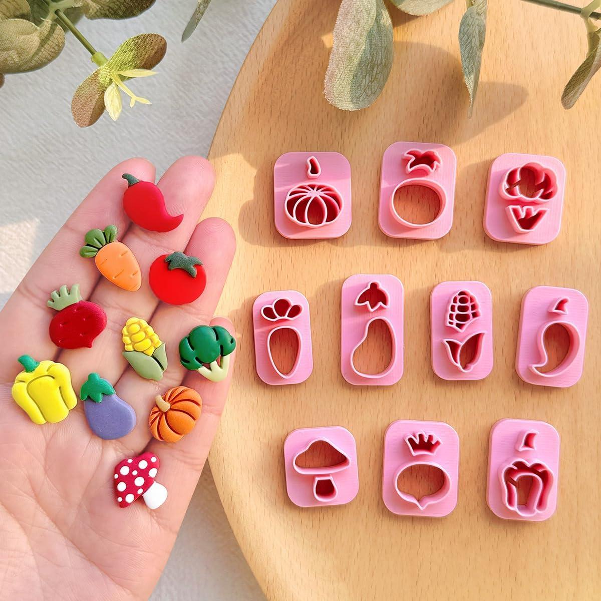 Cortadores de Arcilla de Polímero Keoker - 10 Formas para Pendientes