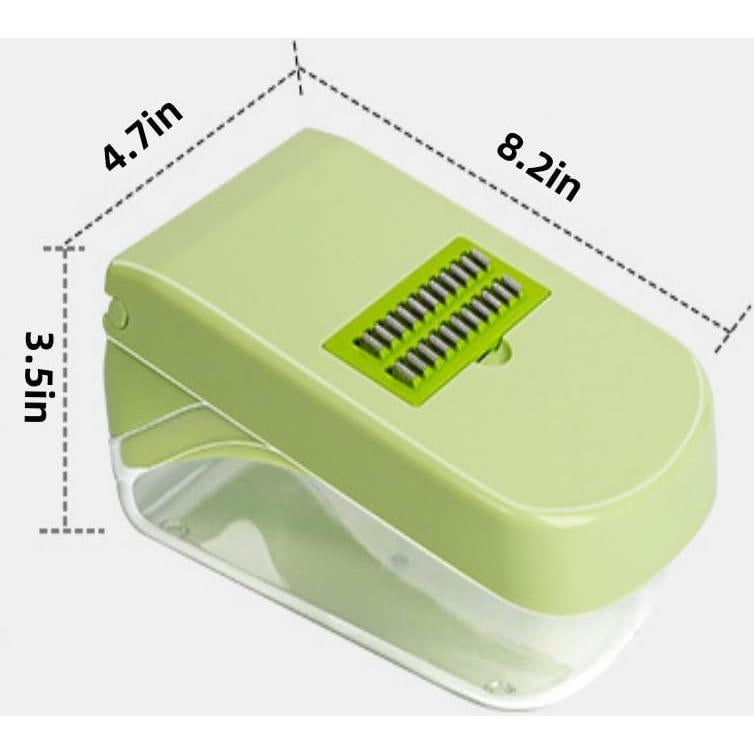 Cortador de Verduras Multifuncional 17 en 1 WENZAIMY Verde