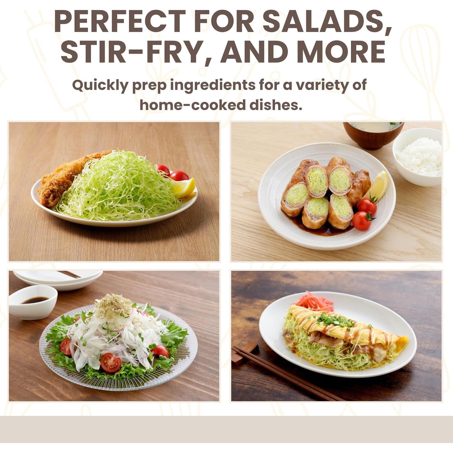 Cortador de Verduras Mandolina Arnest - 3 Velocidades, Acero Inoxidable