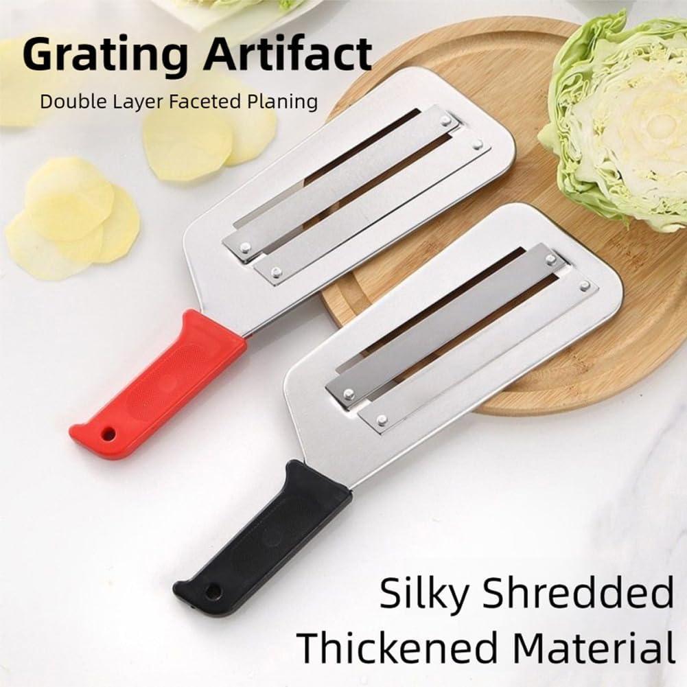 Cortador de Verduras Multifuncional DLIOJHL 2 Piezas Acero Inoxidable