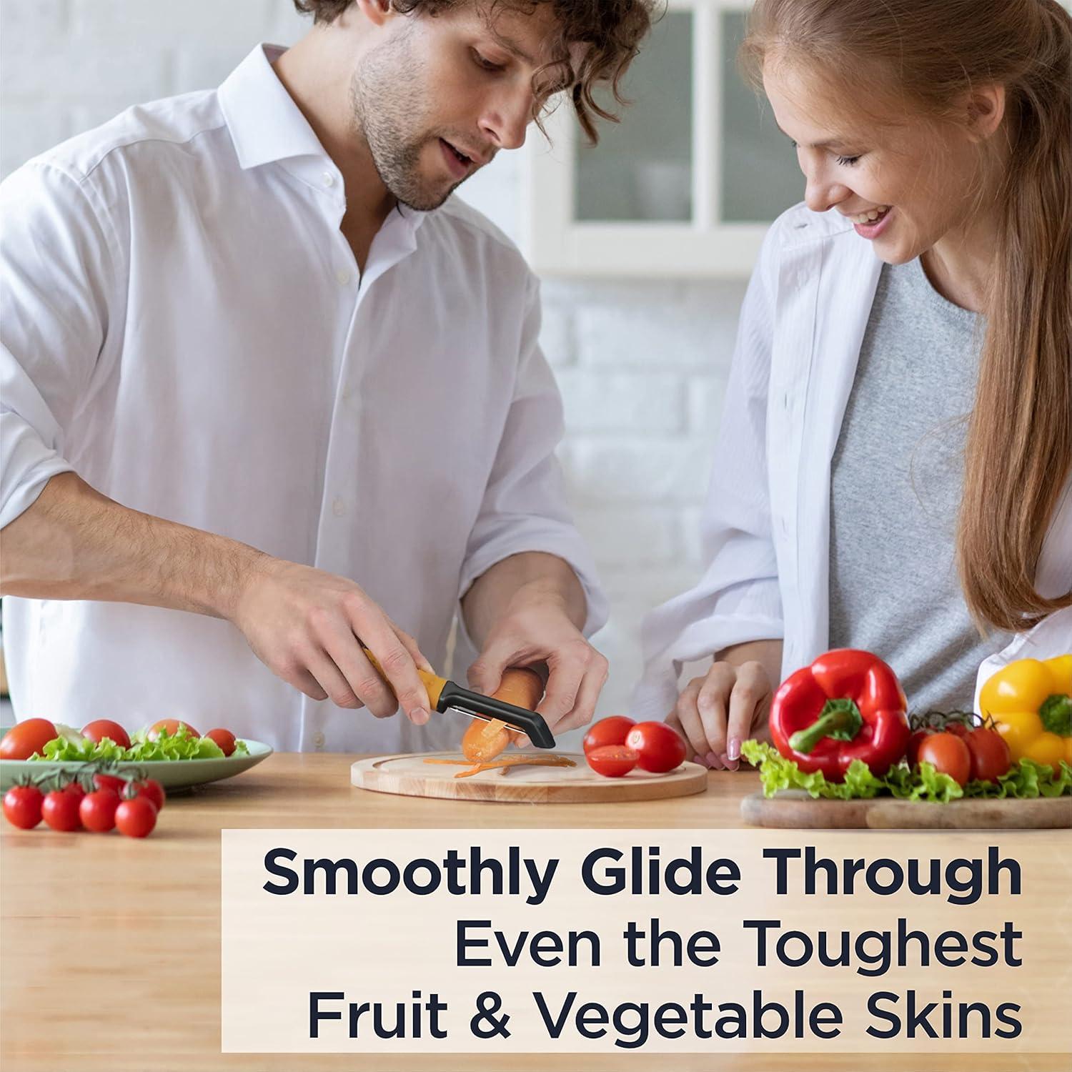 Rallador Grueso Deiss PRO y Pelador de Verduras Giratorio