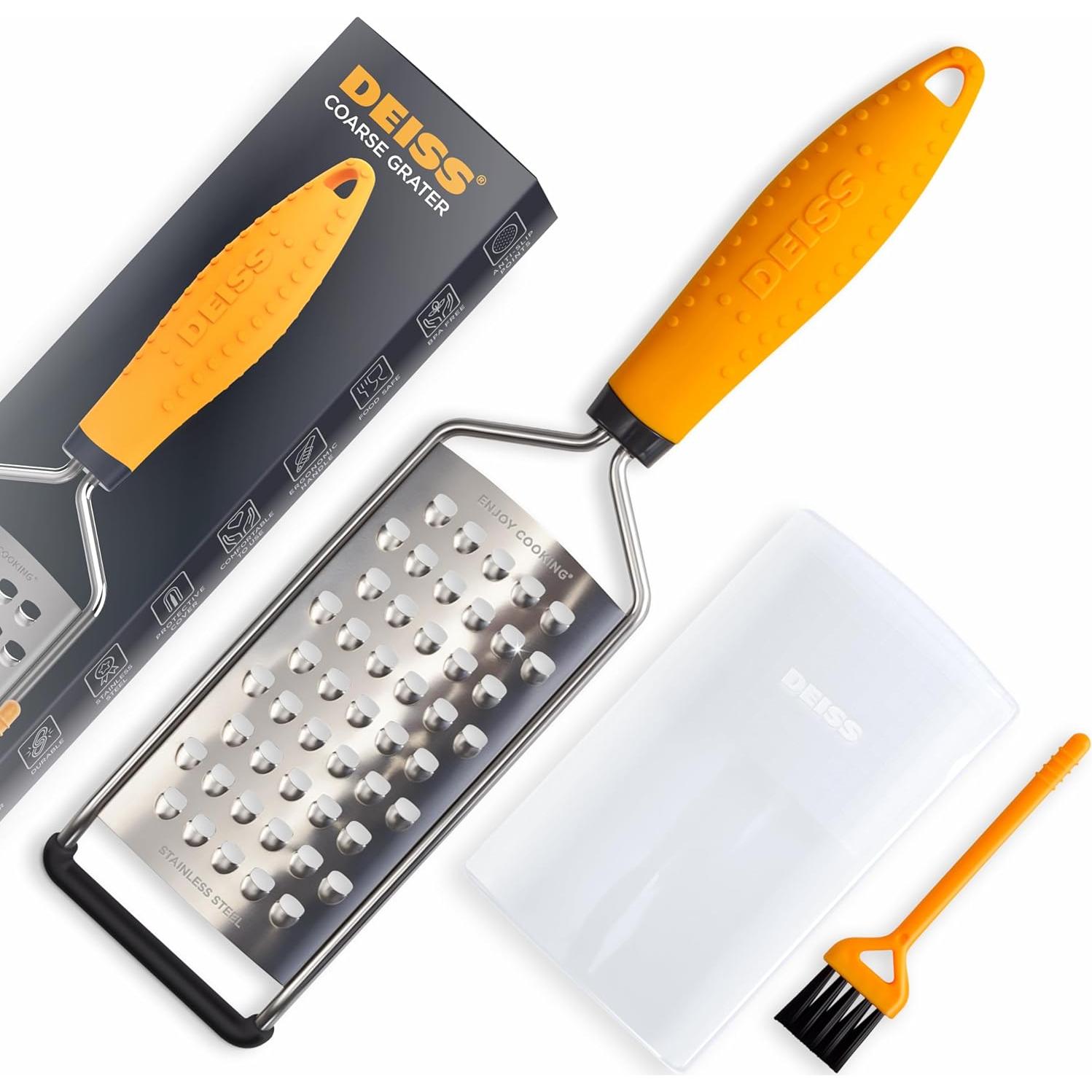 Espátula de Cocina Deiss PRO Acero Inoxidable 36.6 cm y Rallador