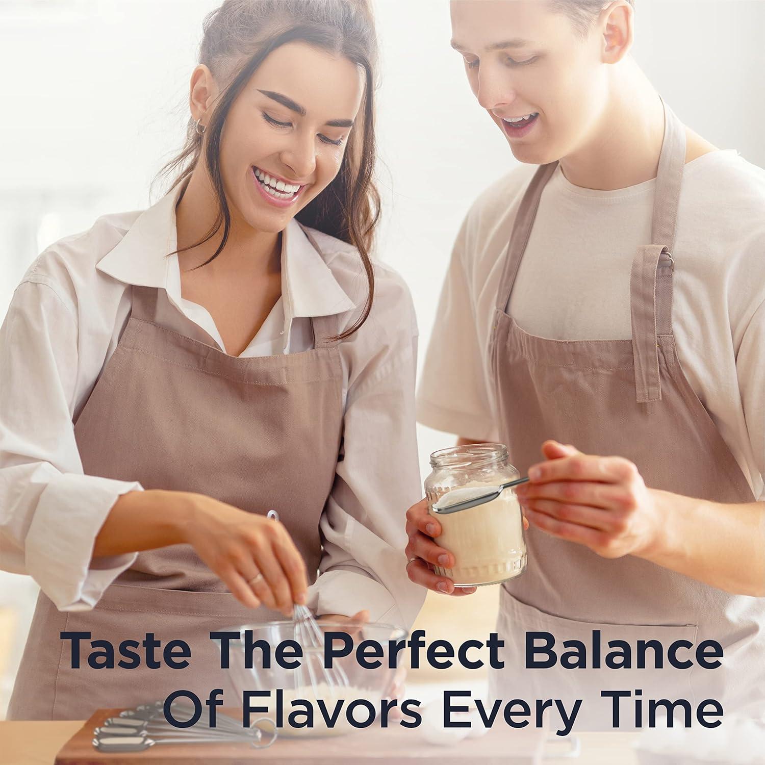 Espátula de Cocina Deiss PRO Acero Inoxidable 36.6 cm y Cucharas Medidoras