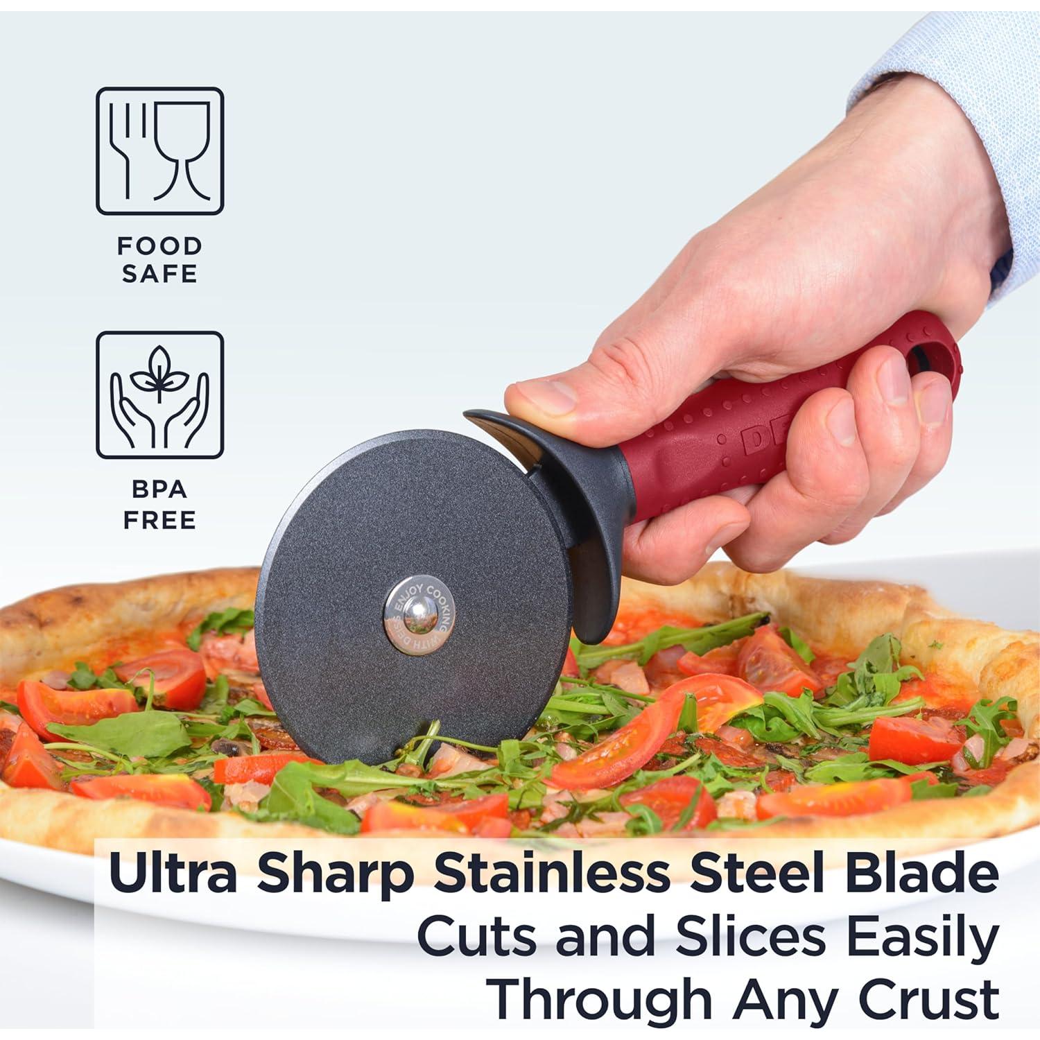 Set de Utensilios de Cocina Deiss PRO: Rallador, Pelador y Cortador de Pizza