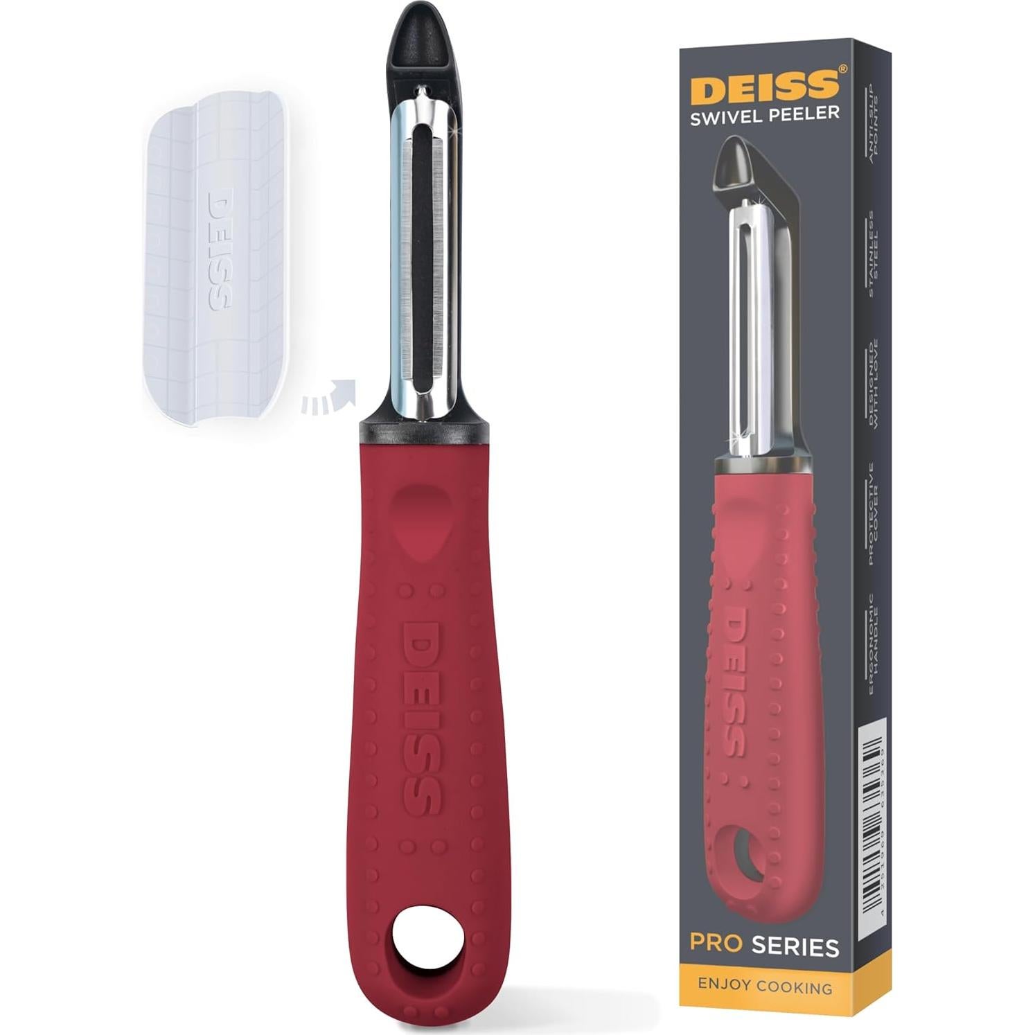 Set de Utensilios de Cocina Deiss PRO: Rallador, Pelador y Cortador de Pizza