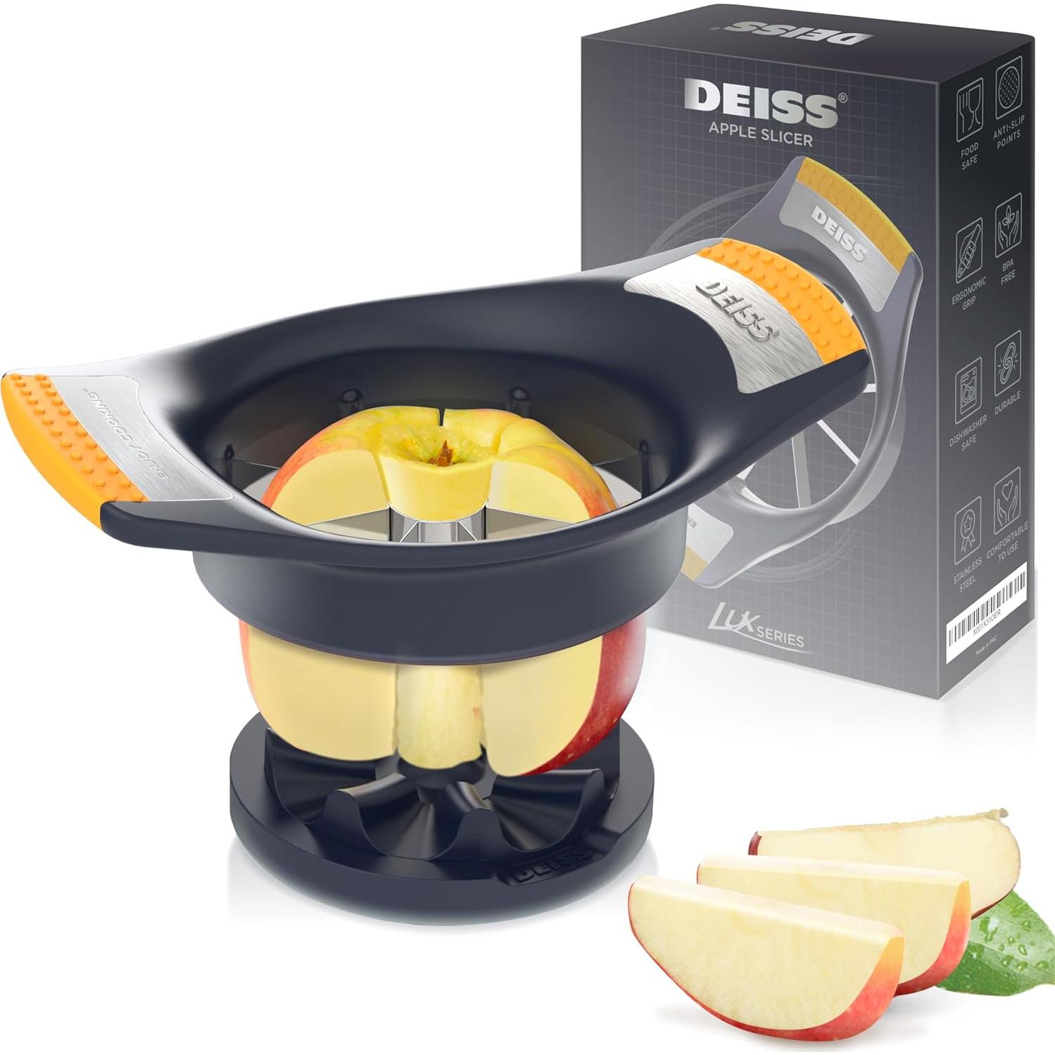 Cortador de Manzanas Deiss LUX 10.8 cm y Rallador de Queso