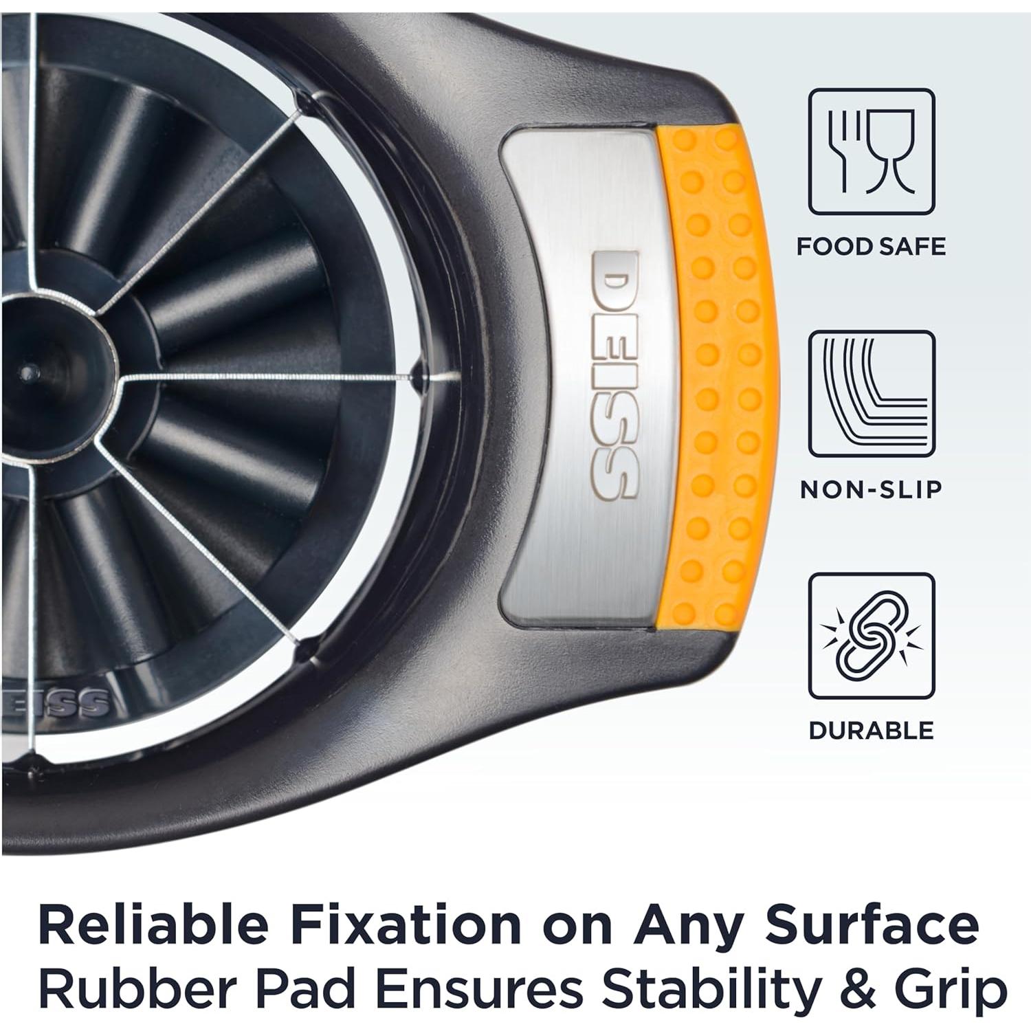 Cortador de Manzanas Deiss LUX 10.8 cm y Rallador de Queso