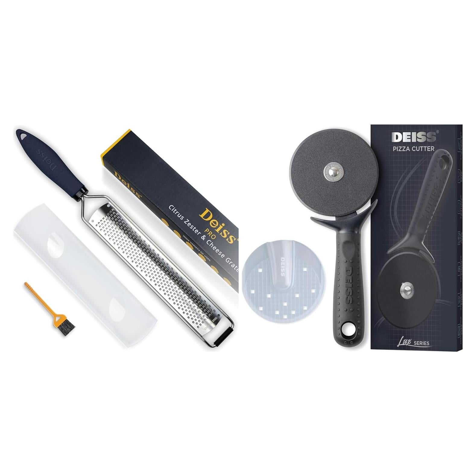 Rallador de Limón y Queso Deiss PRO con Cortador de Pizza